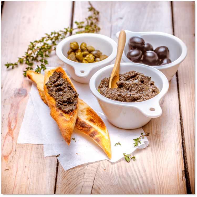 Tapenade van zwarte olijven - Recette Companion | Moulinex