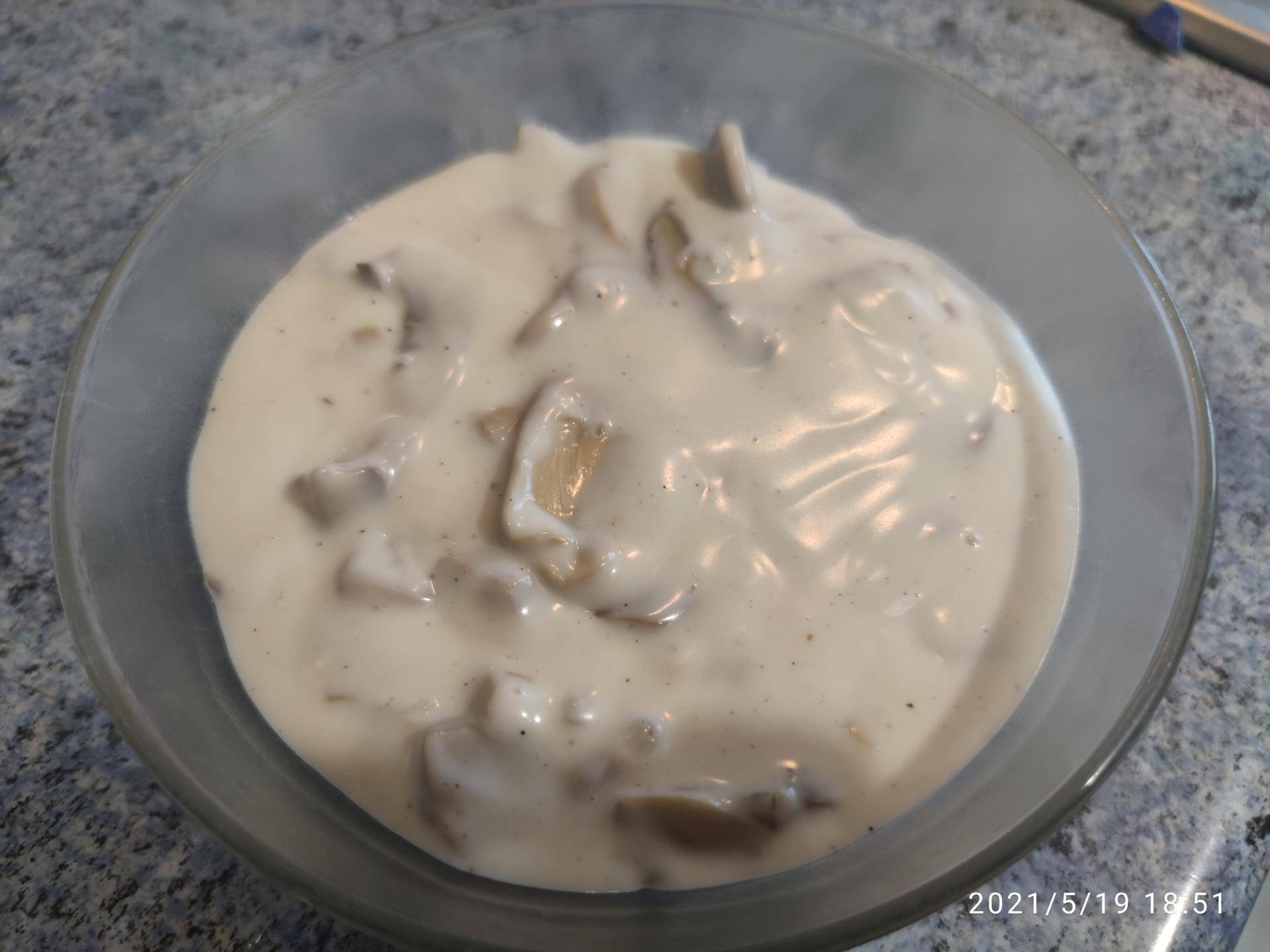 BÉCHAMEL aux champignons - Recette Companion Connect | Moulinex