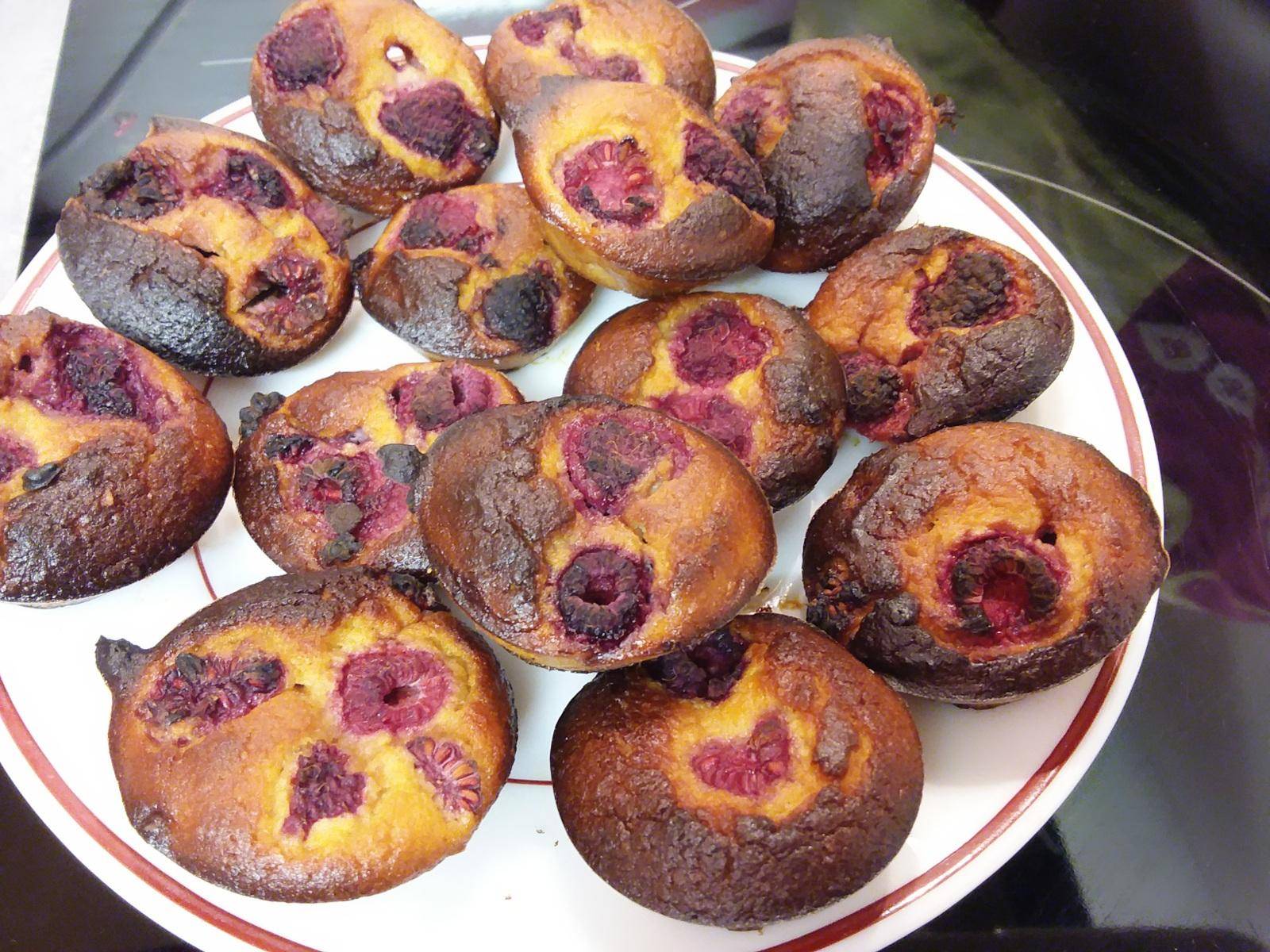 Muffins à la ricotta et framboises dietetiques - Recette Companion | Moulinex