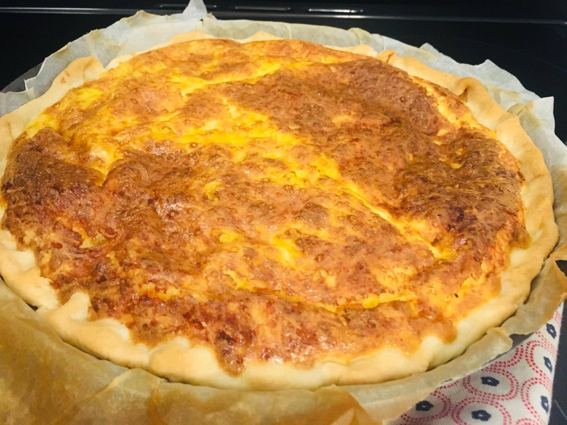 Quiche oignons et aux 3 fromages - Recette Companion Connect XL | Moulinex