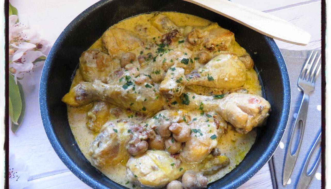 Pilons de poulet Au champignons et à la crème - Recette Cookeo | Moulinex