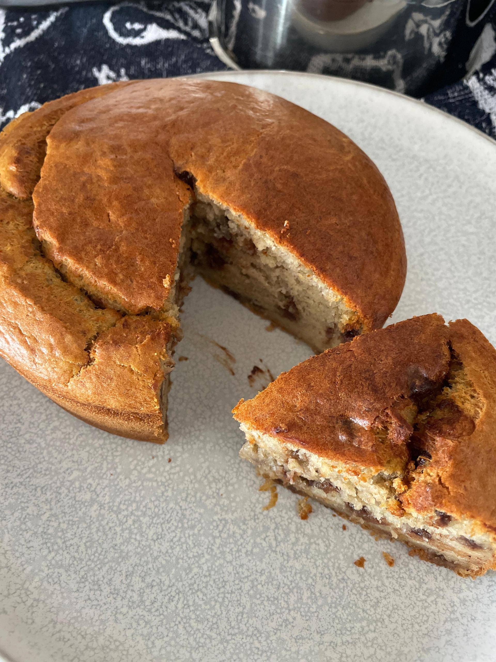 Banana Bread aux pépites de choco noisette - Recette Cookeo V3 | Moulinex