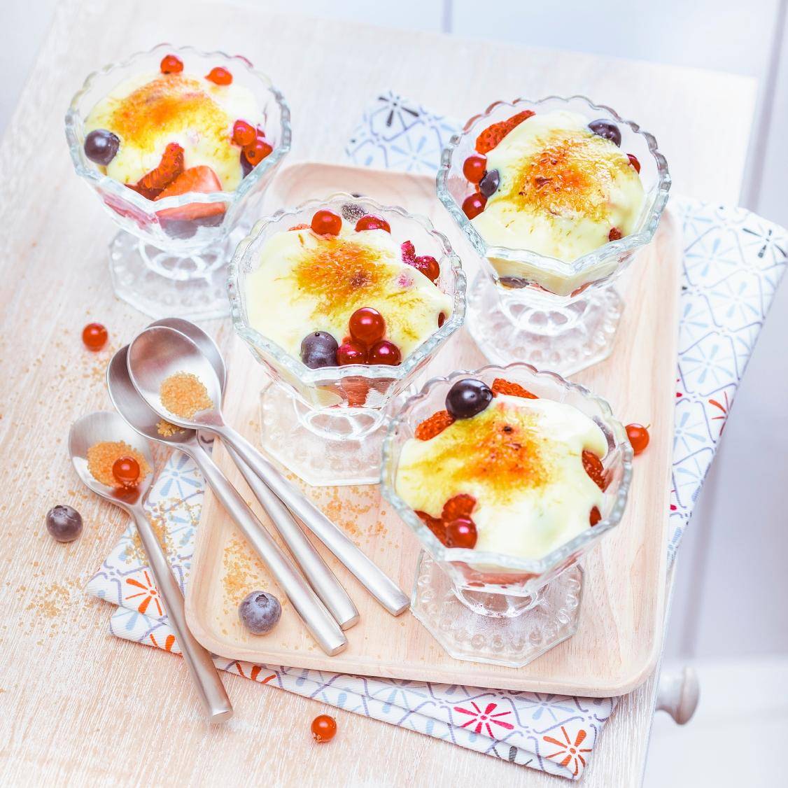 Gratin aux fruits rouges au lait d'amande - Recette Companion Connect | Moulinex