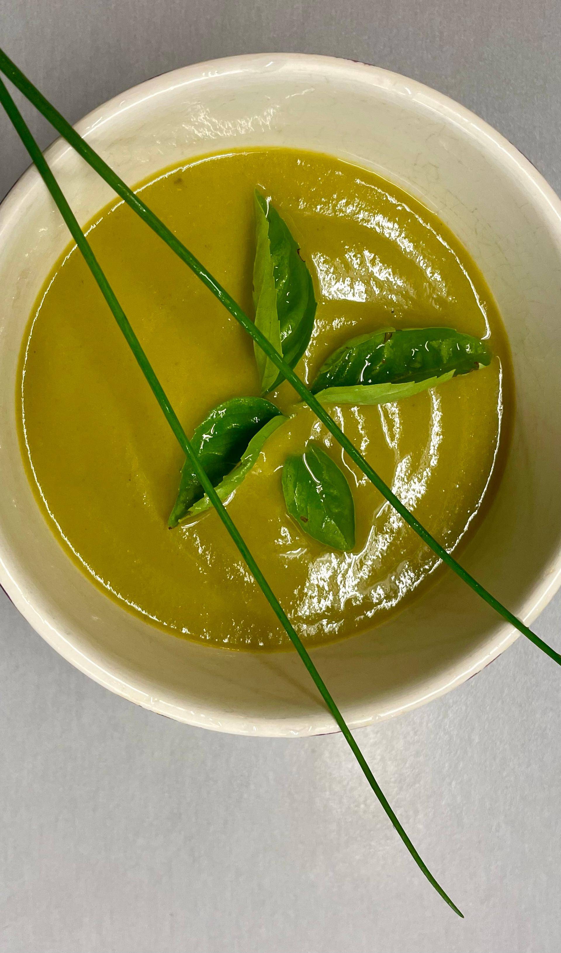 Velouté de petits pois et lardons - Recette Companion Connect XL | Moulinex