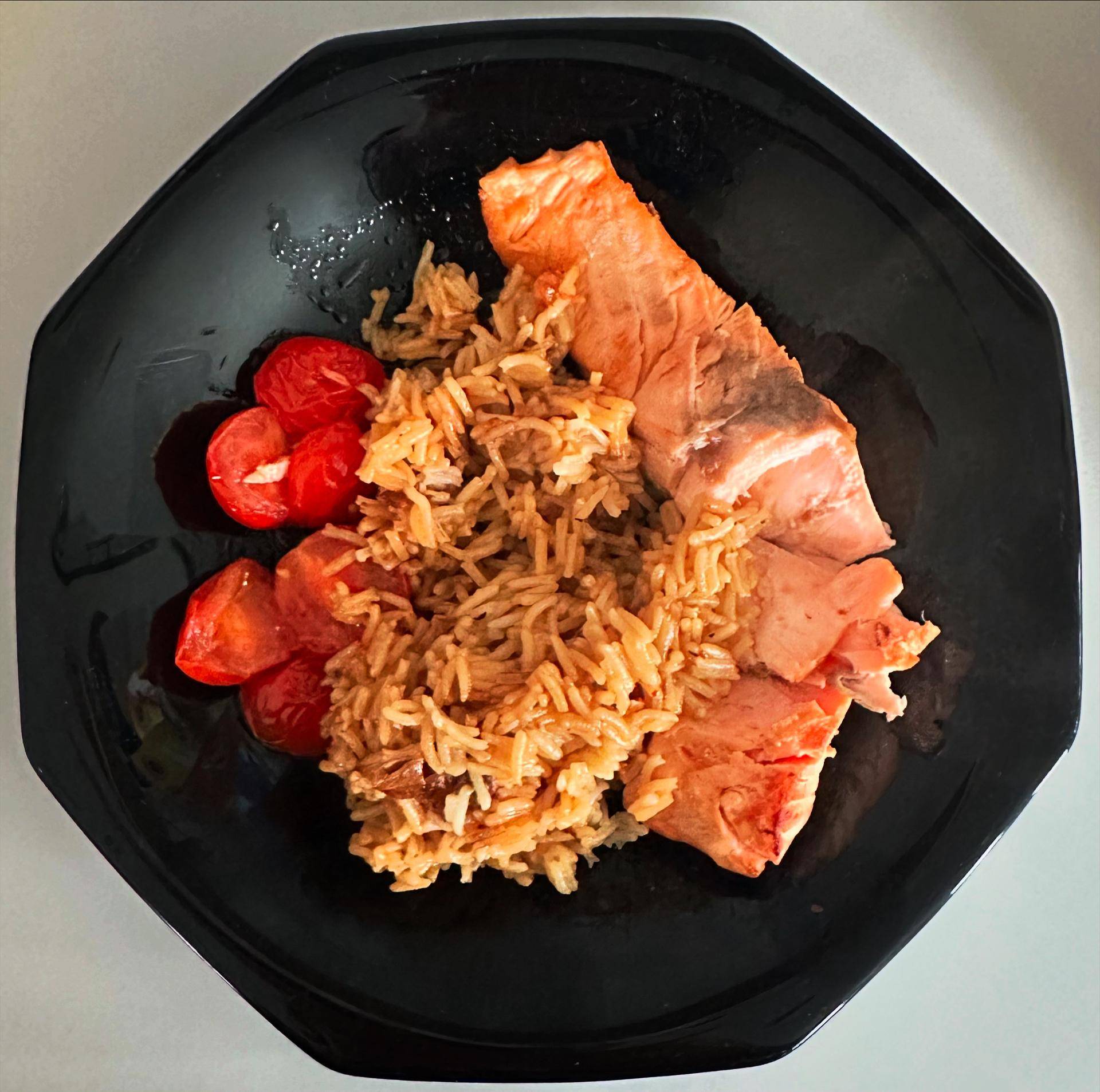 Saumon à la mexicaine avec son riz - Recette Cookeo | Moulinex