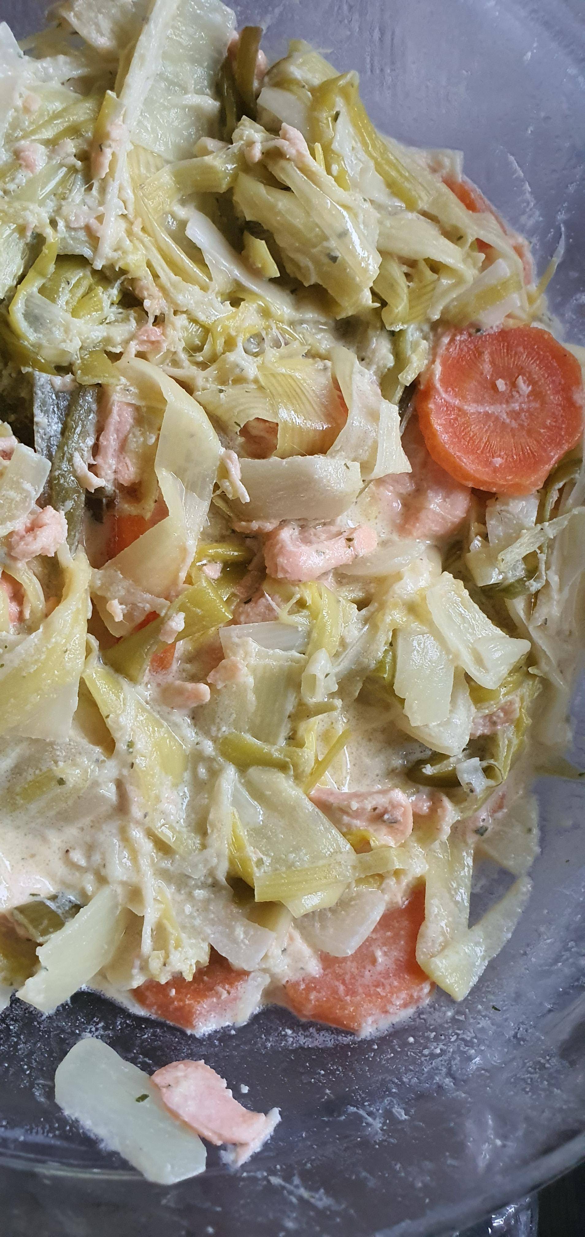Blanquette de Saumon et poireaux - Recette Companion Connect XL | Moulinex