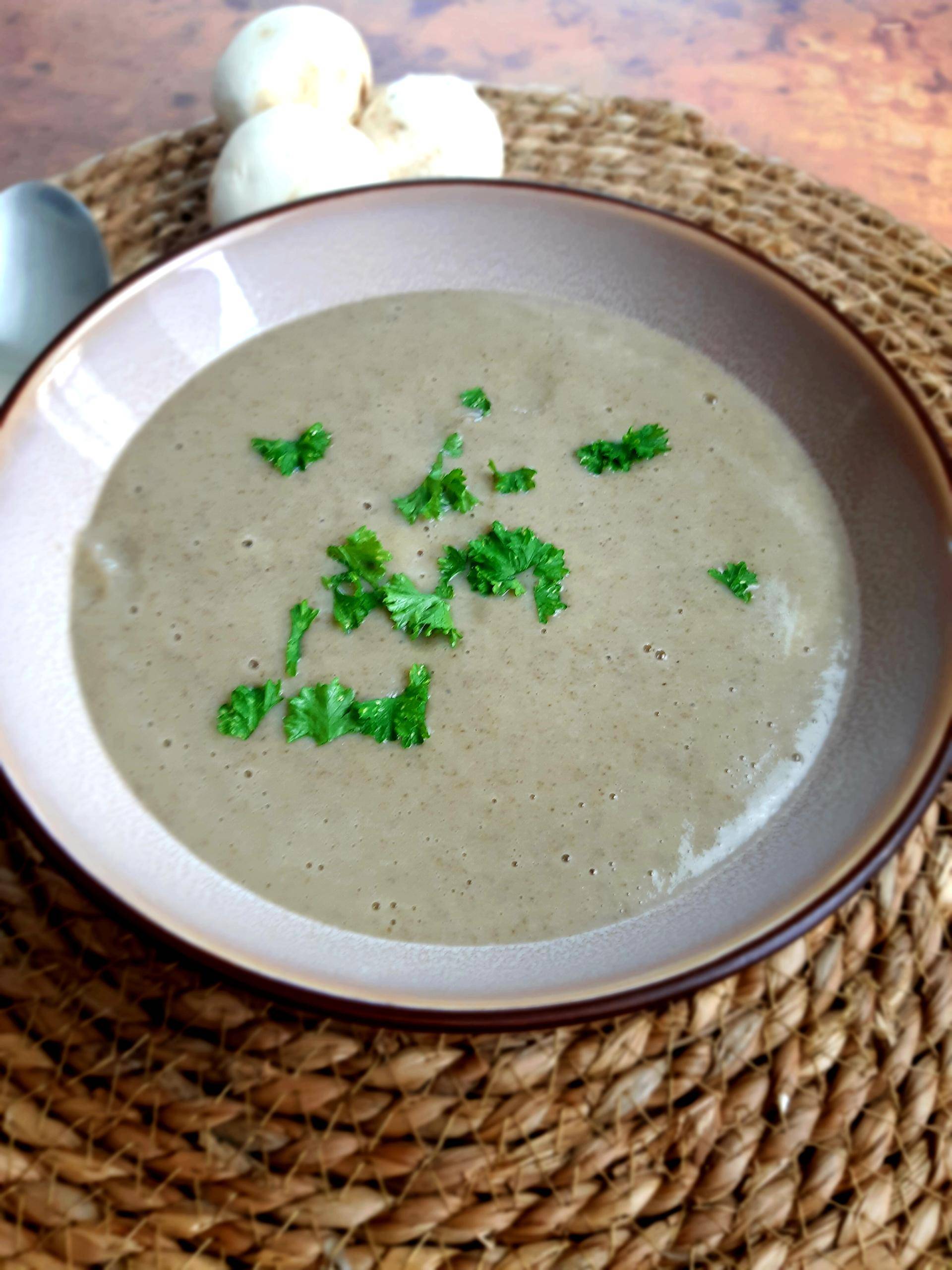 Velouté de champignons et vache qui rit - Recette Companion Connect XL | Moulinex