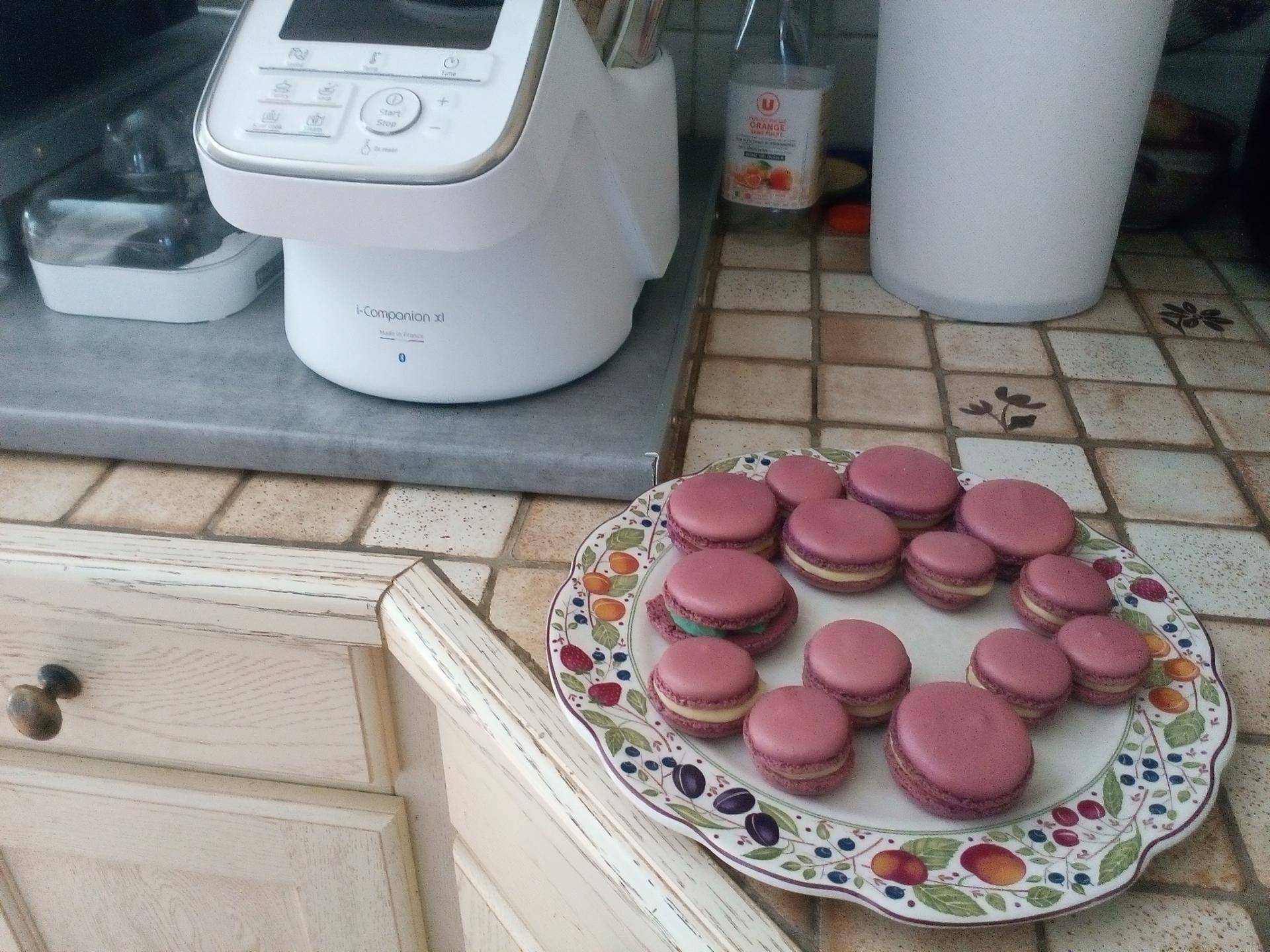 Macarons garniture citron- basilic - Recette Companion Connect XL | Moulinex