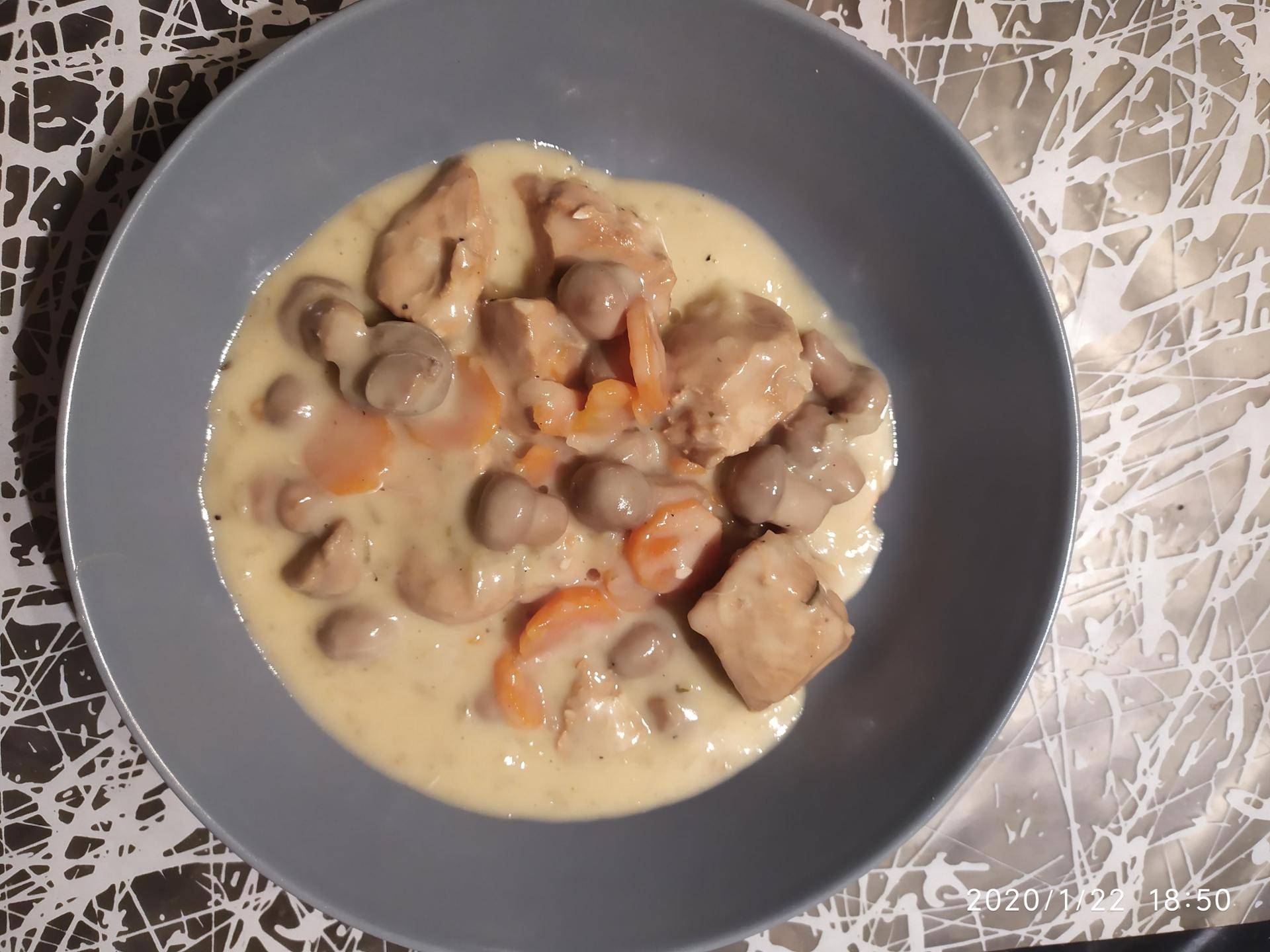 Blanquette de Dinde - Recette Cookeo | Moulinex