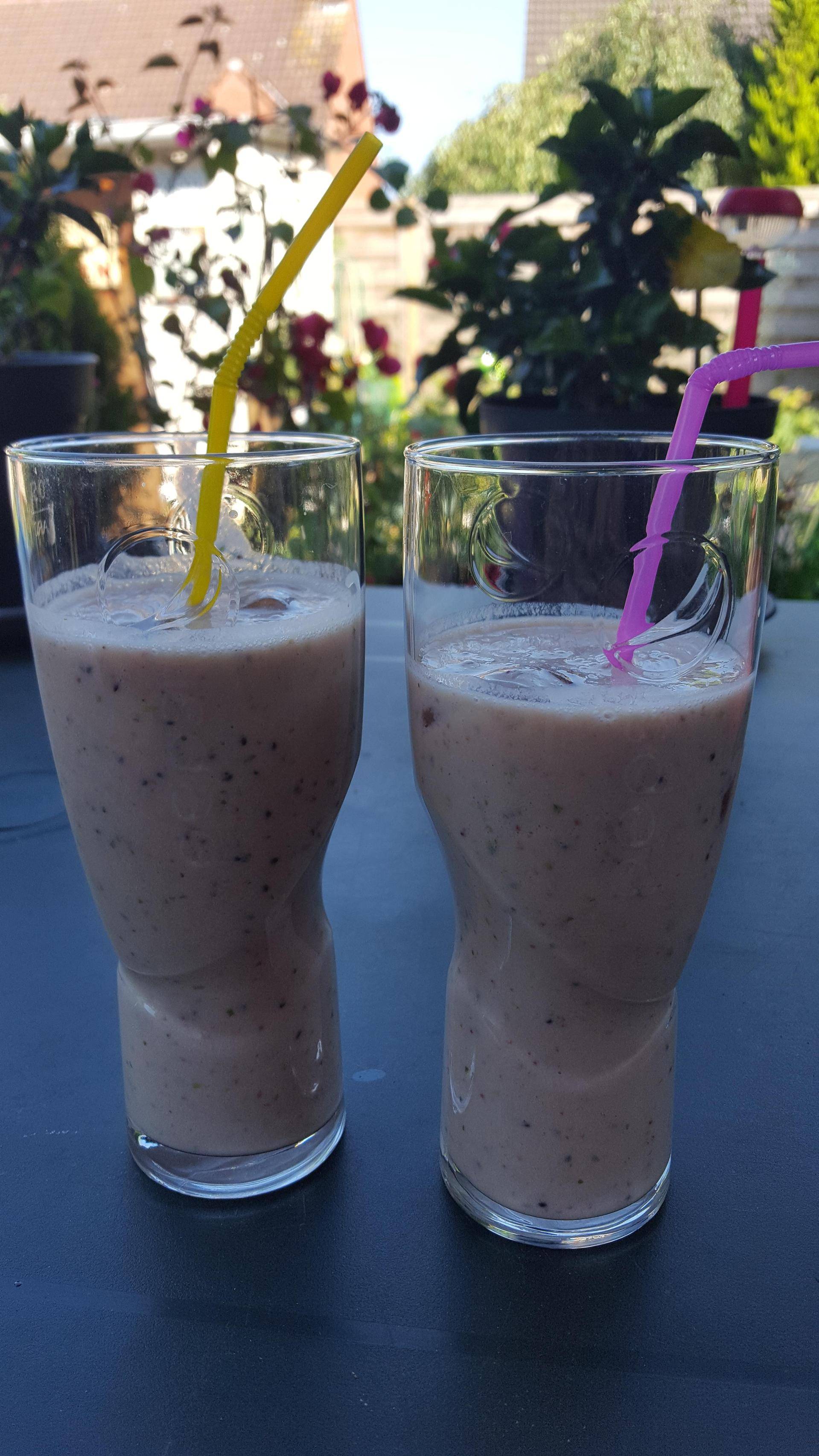Milk shake fraise kiwi - Recette Companion | Moulinex