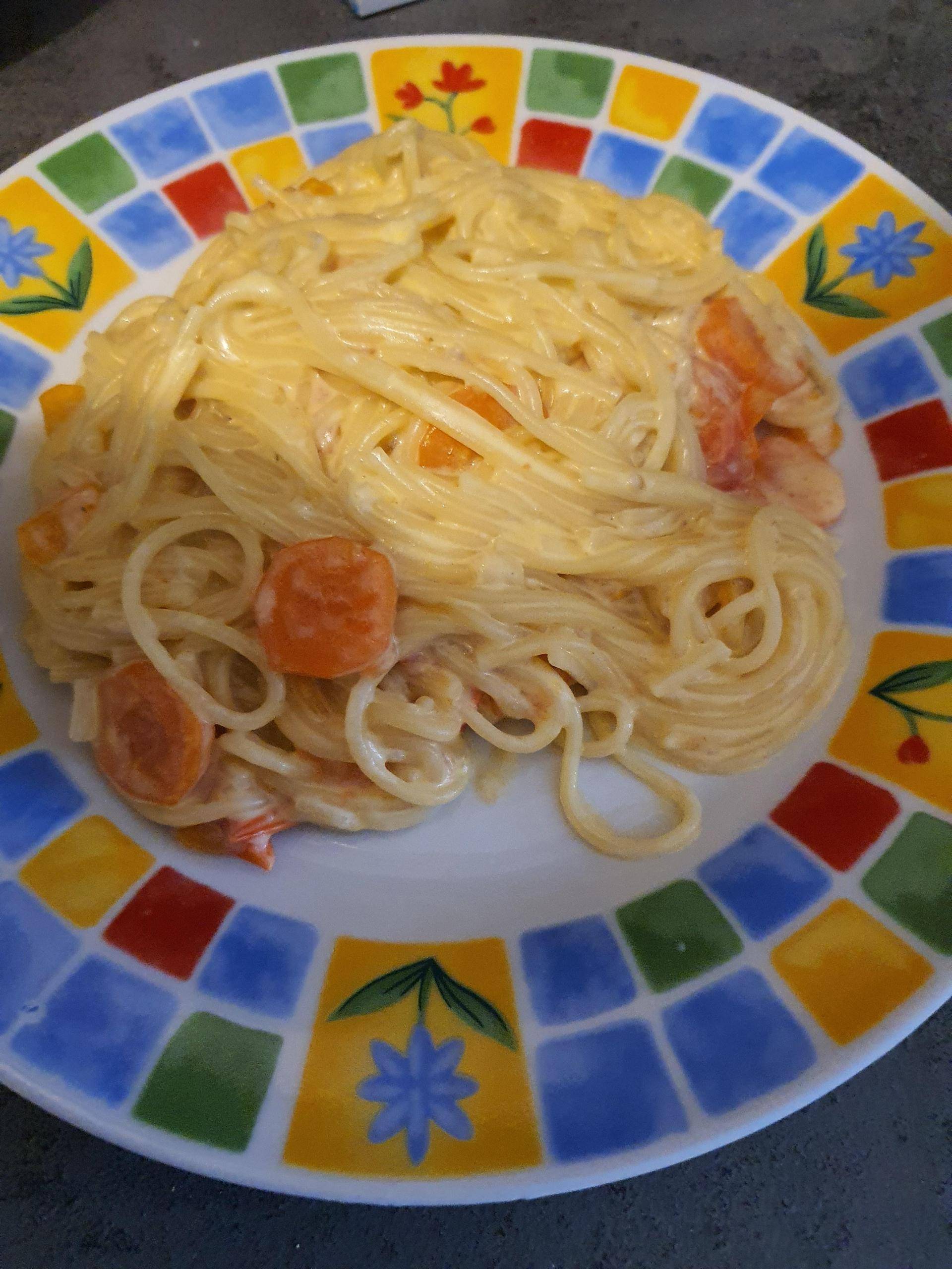 Spaghettis carotte qui rit - Recette Cookeo | Moulinex