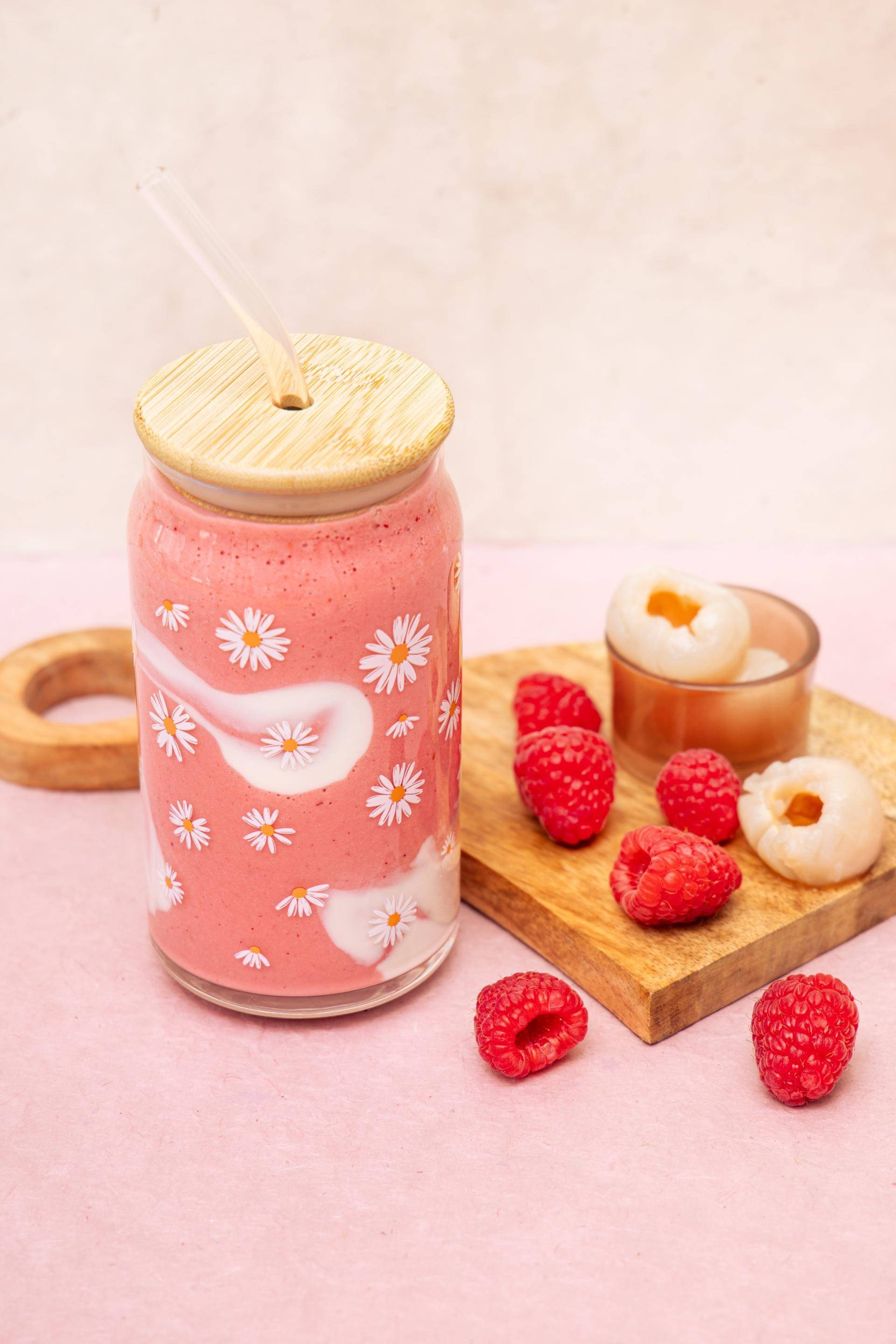Smoothie litchi, framboise & eau de coco - Recette Blend up | Moulinex