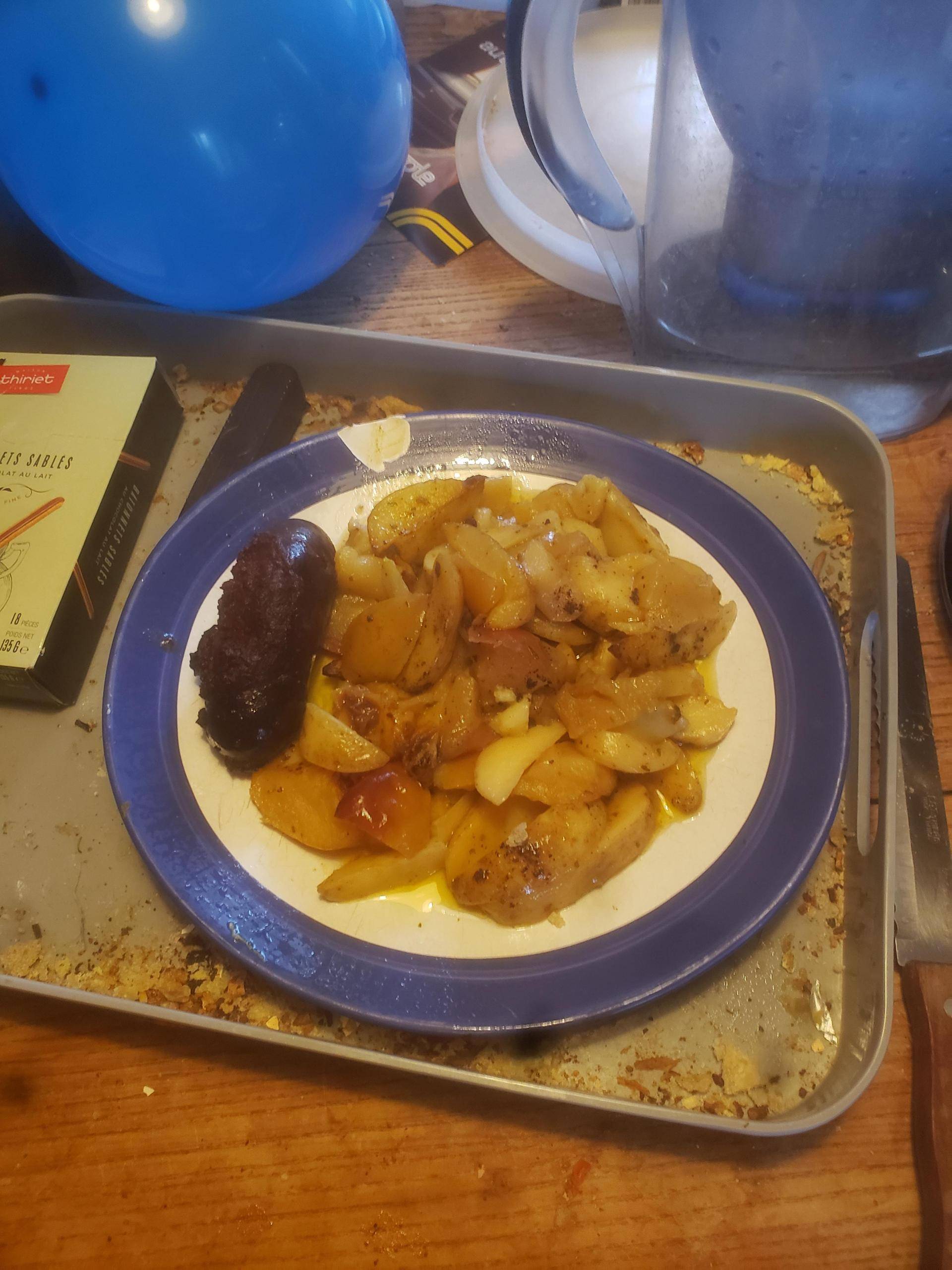 Boudins aux pommes et potatoes - Recette Cookeo | Moulinex