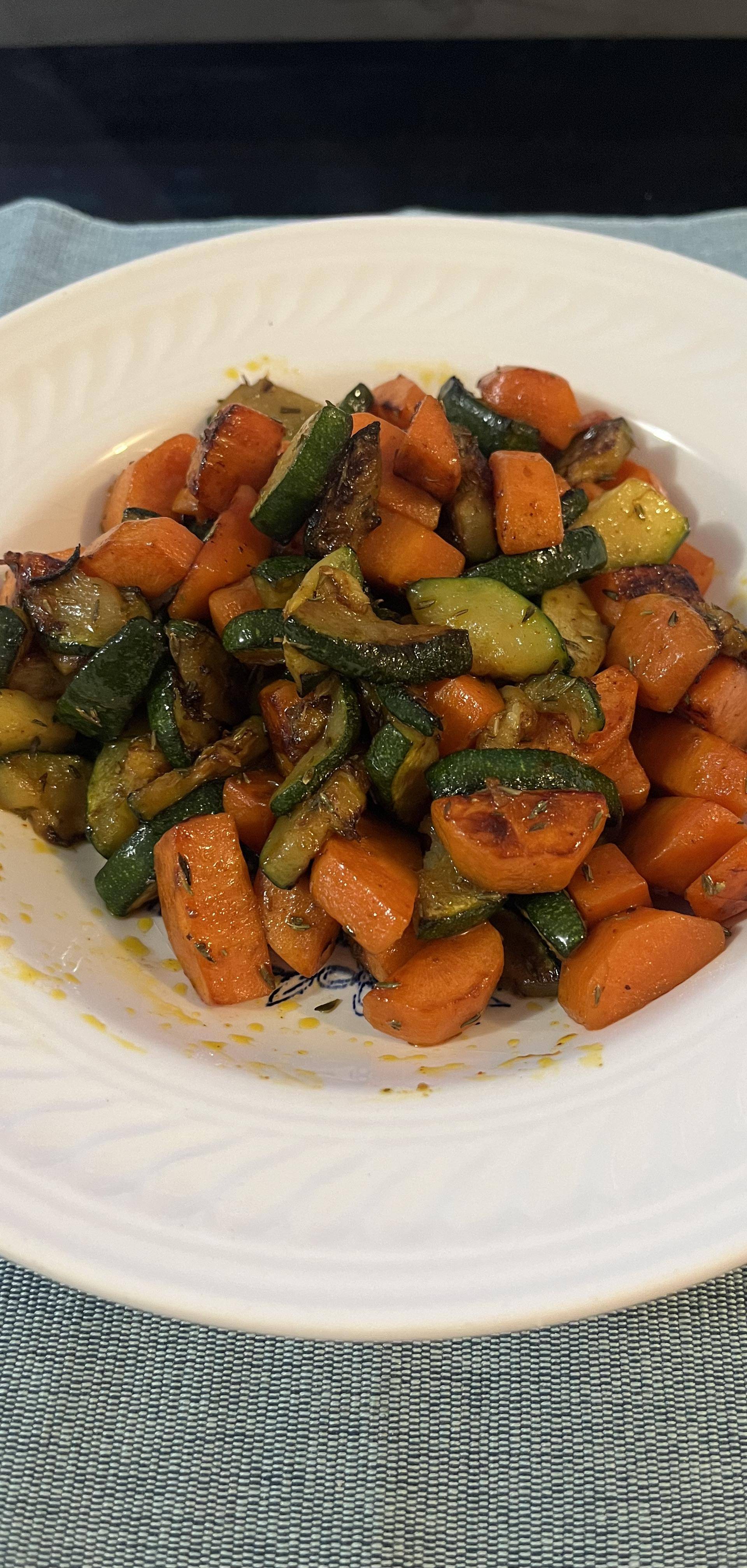 Courgettes & Carottes au paprika et au thym - Recette Cookeo | Moulinex