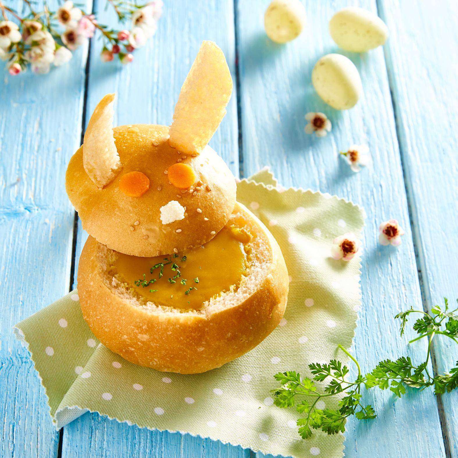 Soupe bol lapin de Pâques - Recette Perfectmix Cook | Moulinex