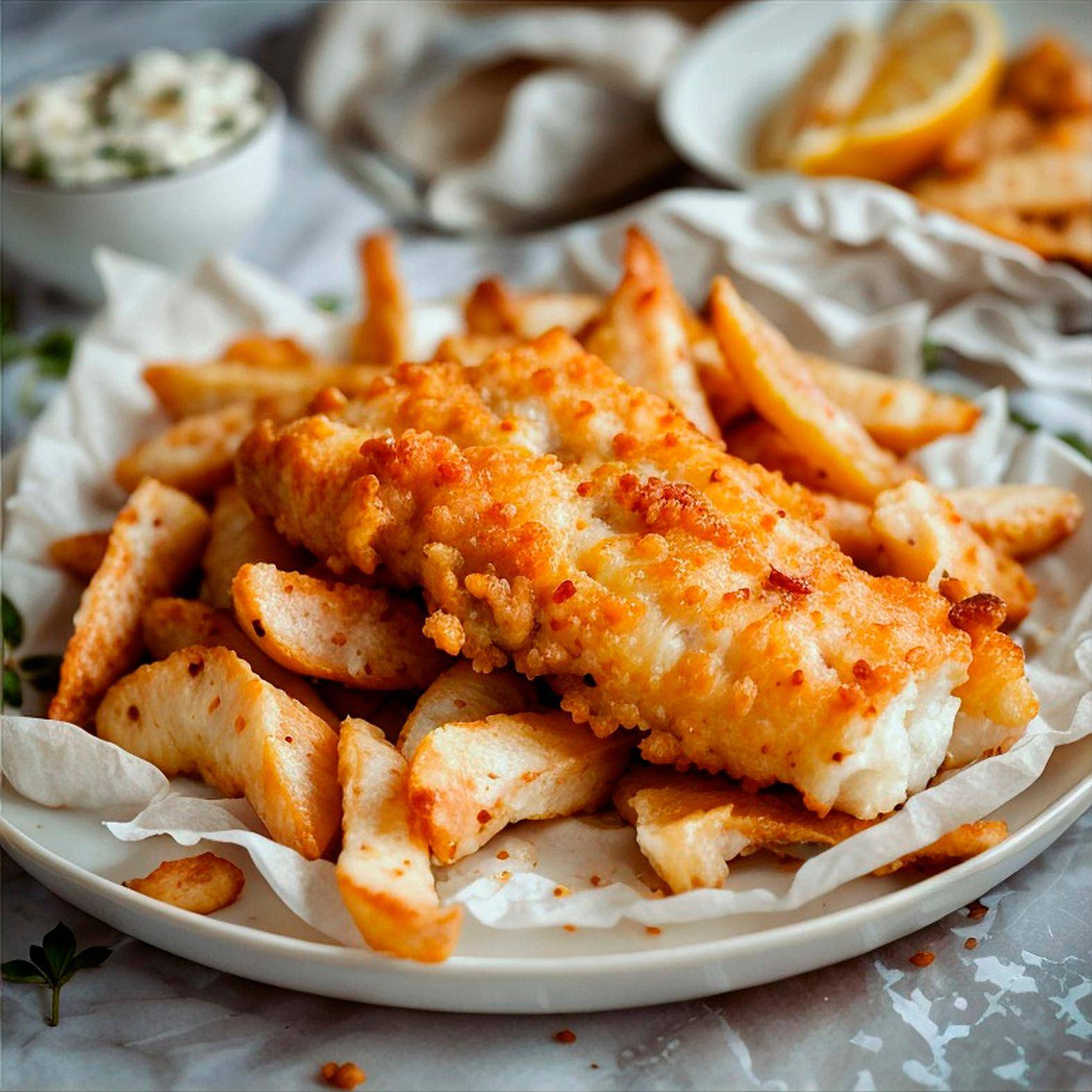Fish & chips - Recette Easy Fry Compact | Moulinex