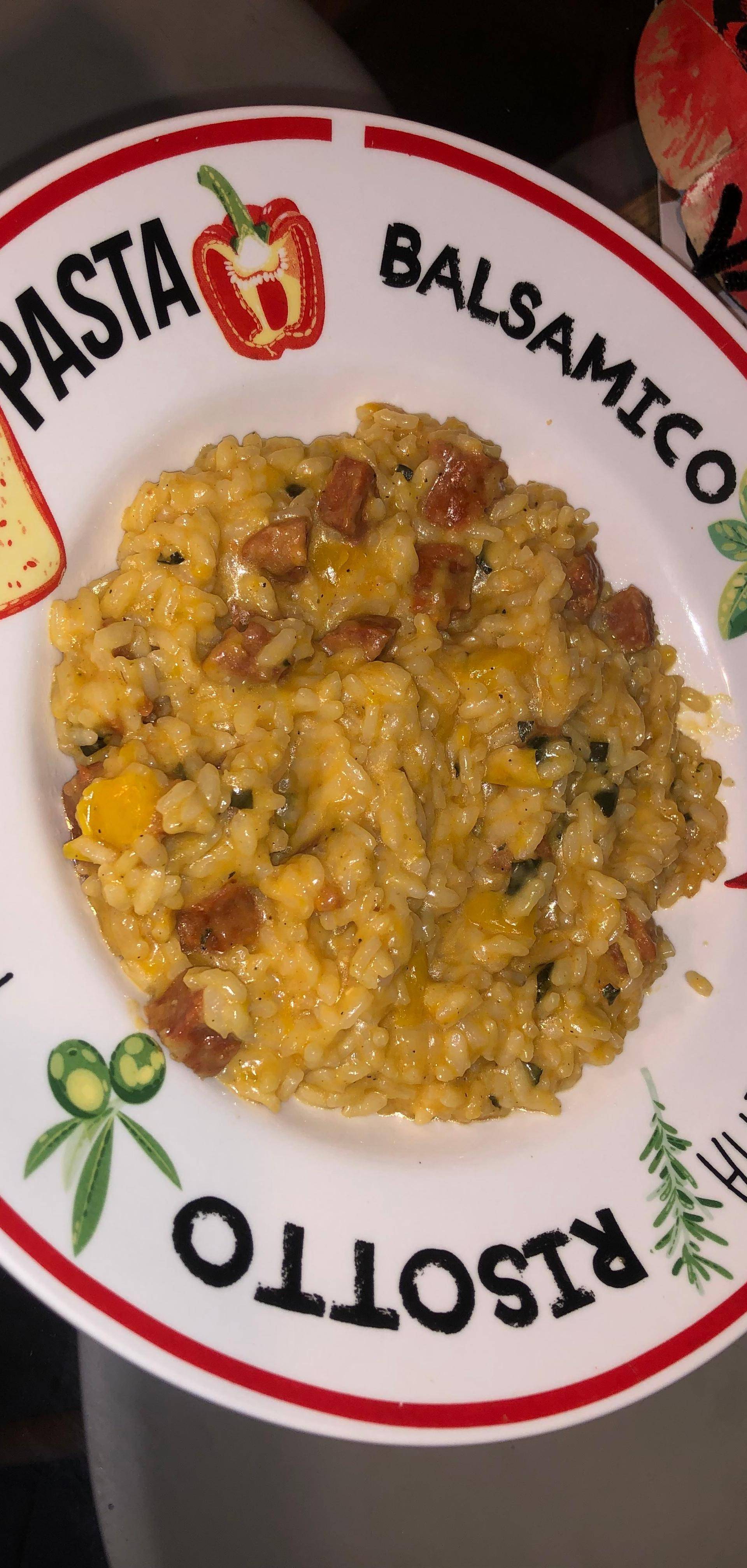 Risotto courgettes poivrons chorizo - Recette Cookeo | Moulinex