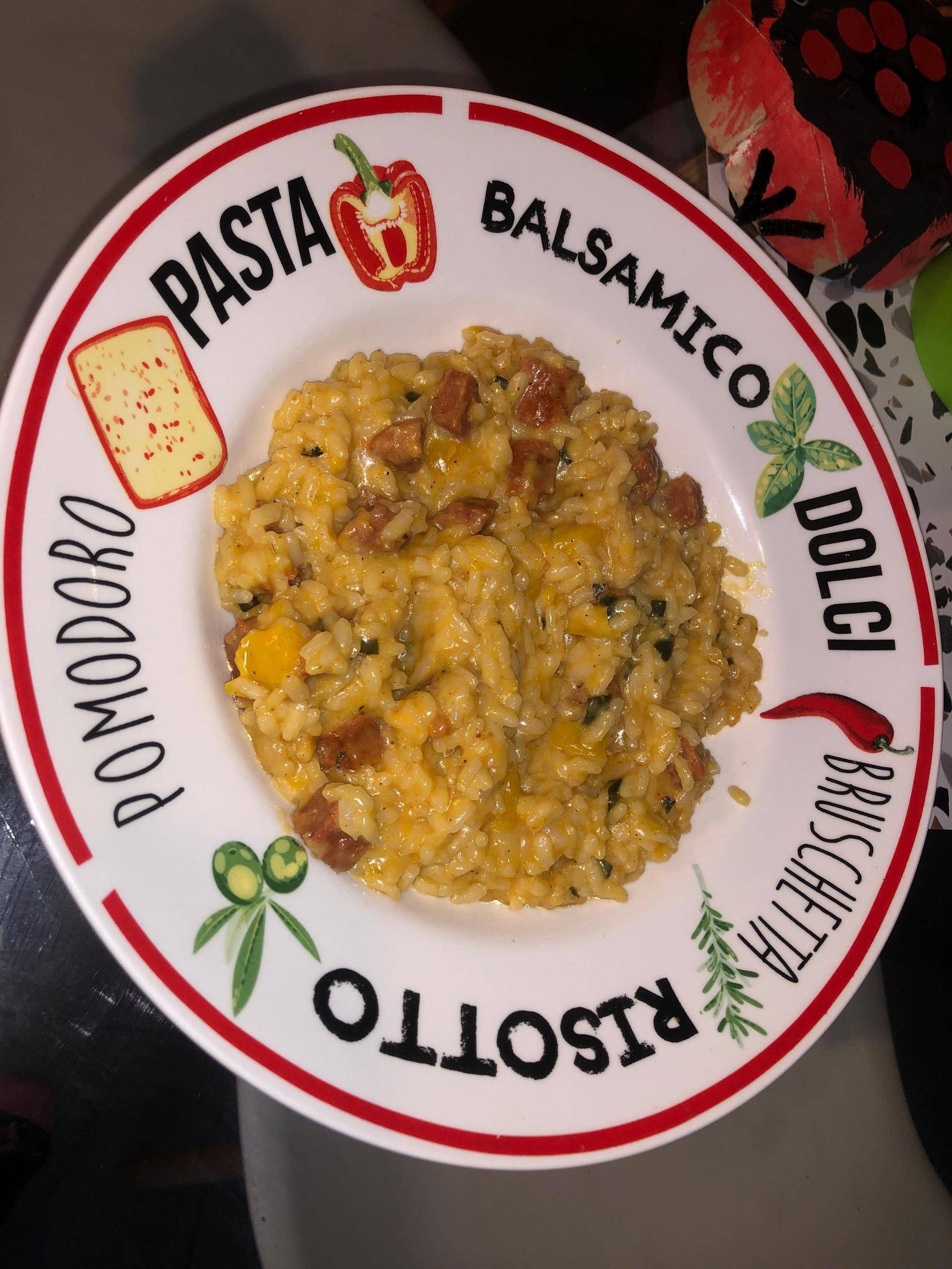 Risotto chorizo courgette poivron - Recette Cookeo | Moulinex