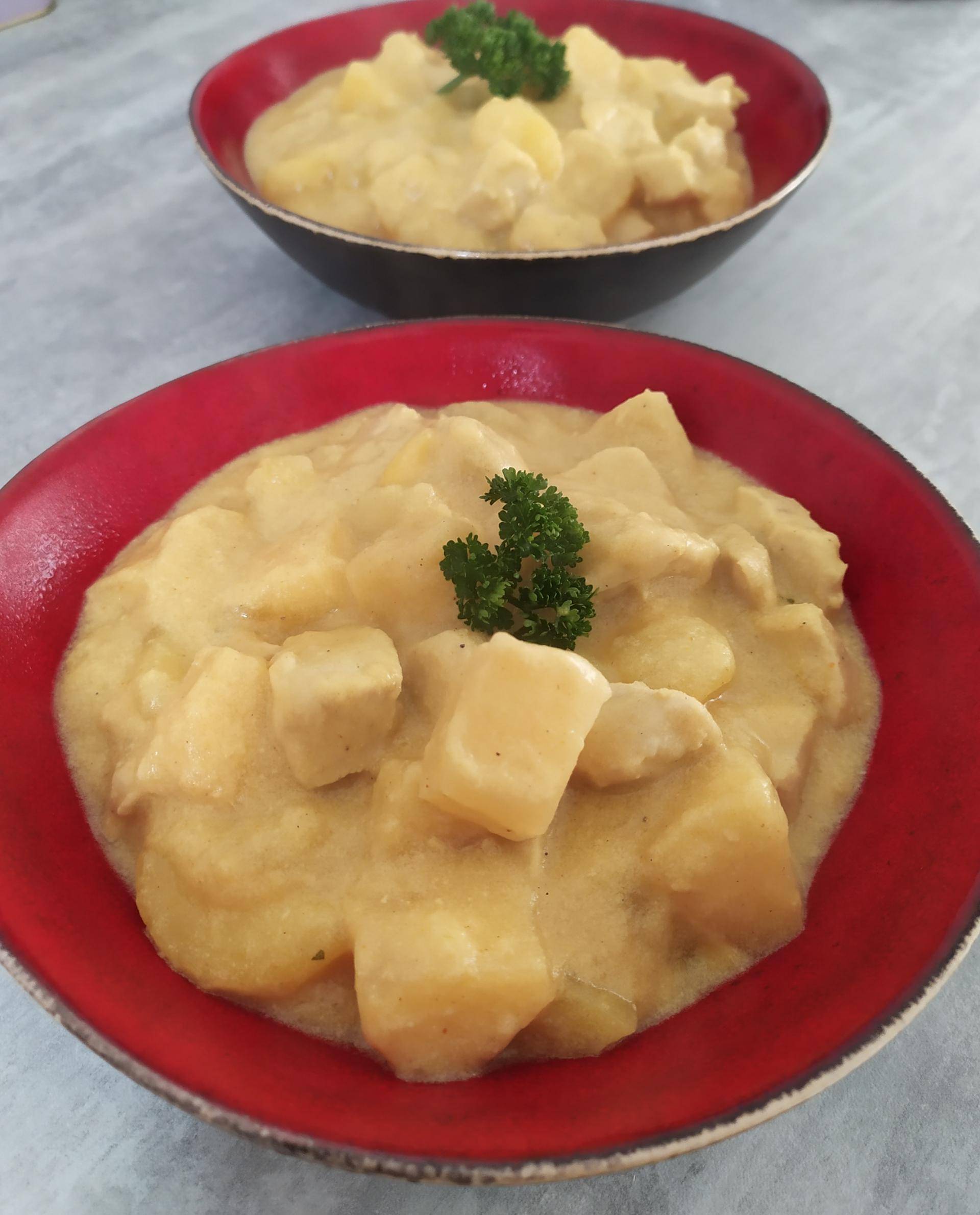 Mijoté poulet curry ananas - Recette Companion XL | Moulinex
