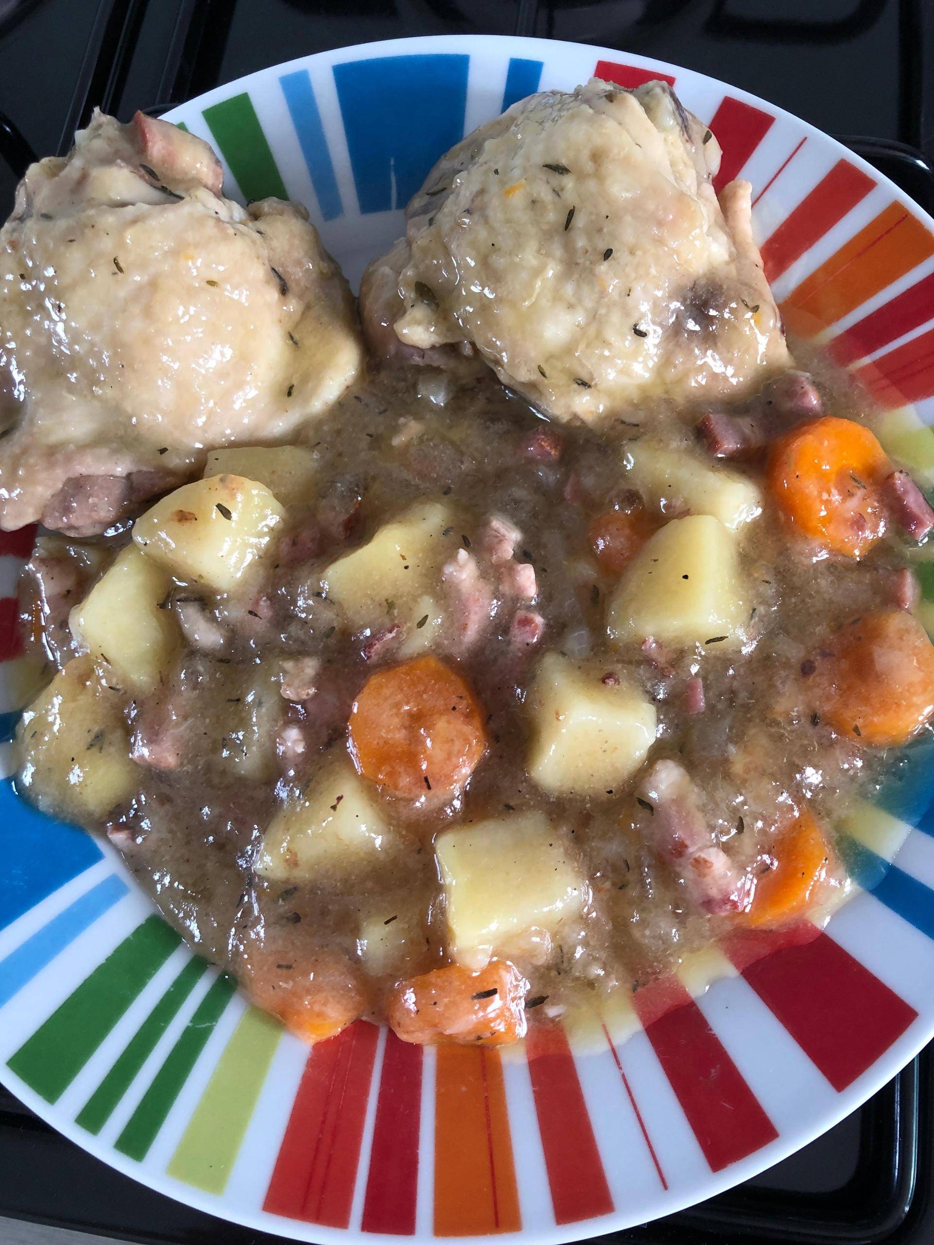 Poulet pomme de terre carotte - Recette Cookeo | Moulinex
