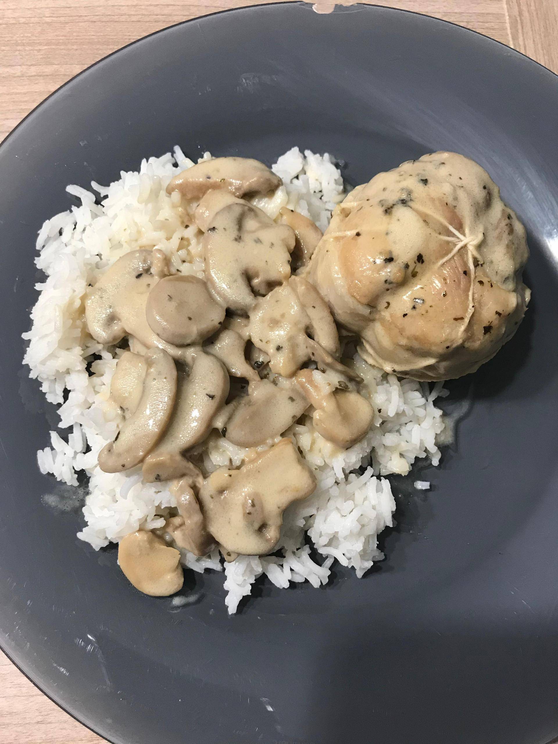 Paupiette de porc sauce champignons - Recette Companion Connect XL | Moulinex