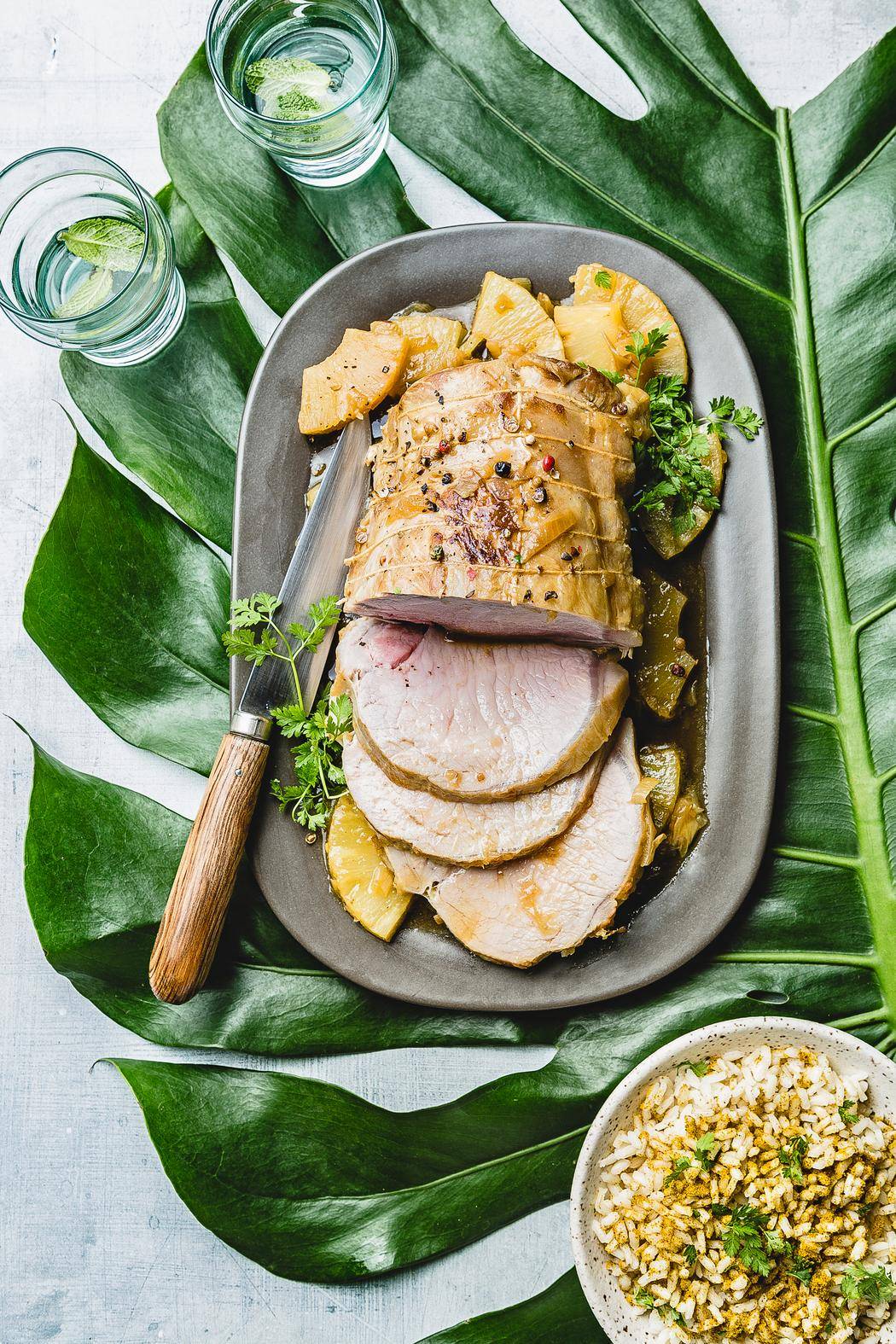Varkensvlees met ananas - Recette EASY FRY GRILL & STEAM 3 in 1 | Moulinex