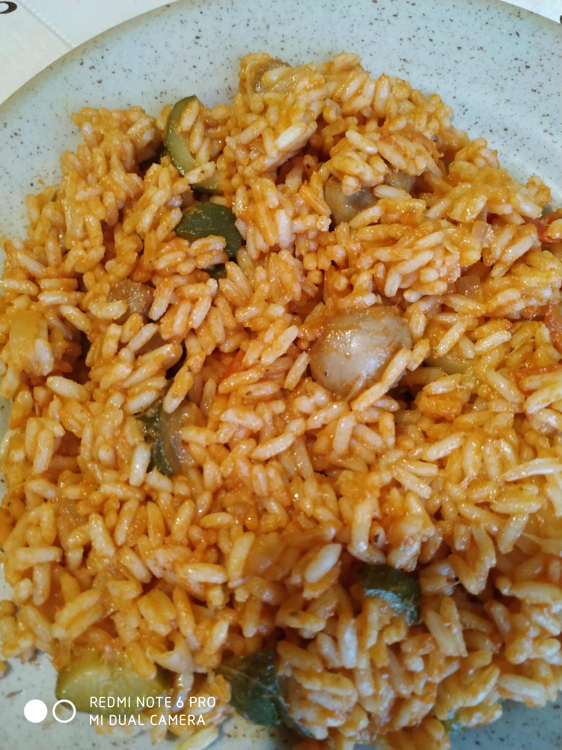 Riz aux tomates et courgettes - Recette Cookeo | Moulinex