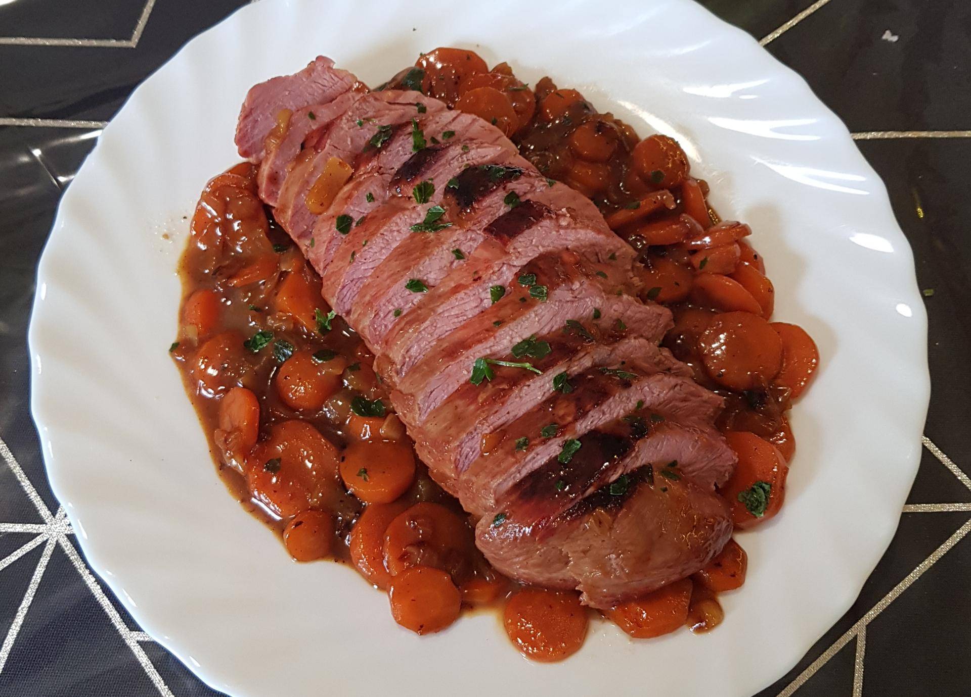 Magret aux carottes sauce miel et agrumes - Recette Cookeo | Moulinex
