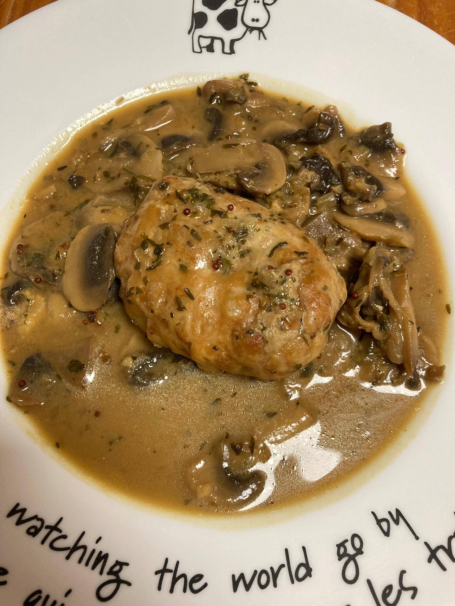 Crépinettes et champignons à la moutarde de Nannou - Recette Cookeo | Moulinex