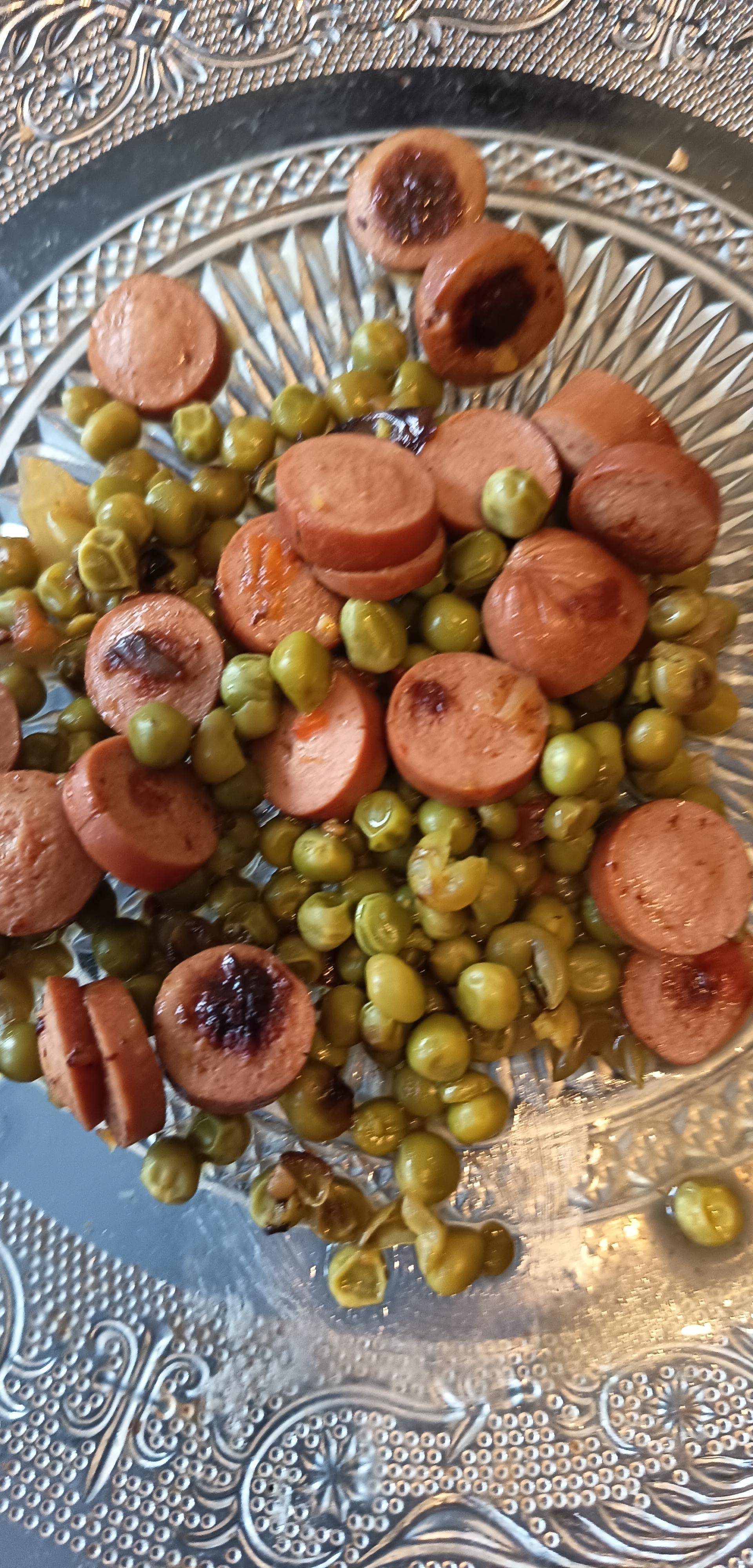 Petit pois au Knacki de Lily - Recette Cookeo Infinity Autostir | Moulinex