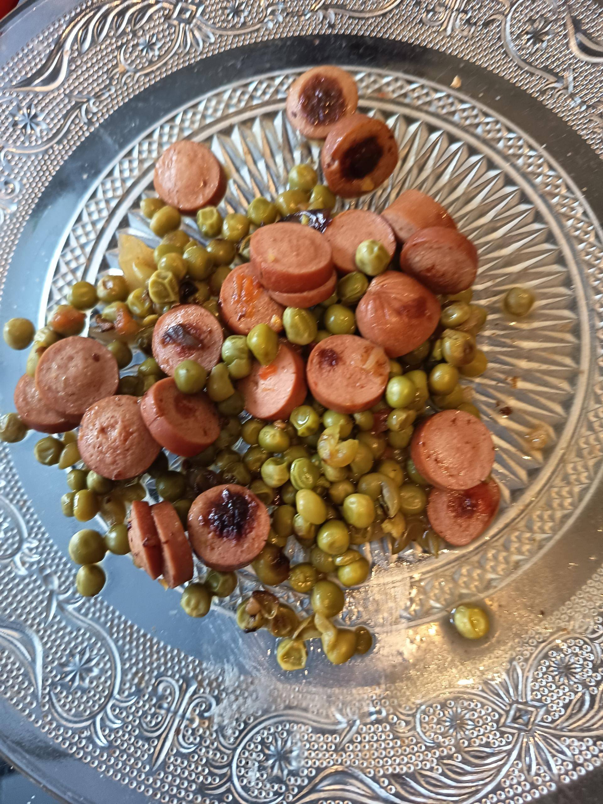 Petit pois au Knacki de Lily - Recette Cookeo Infinity Autostir | Moulinex