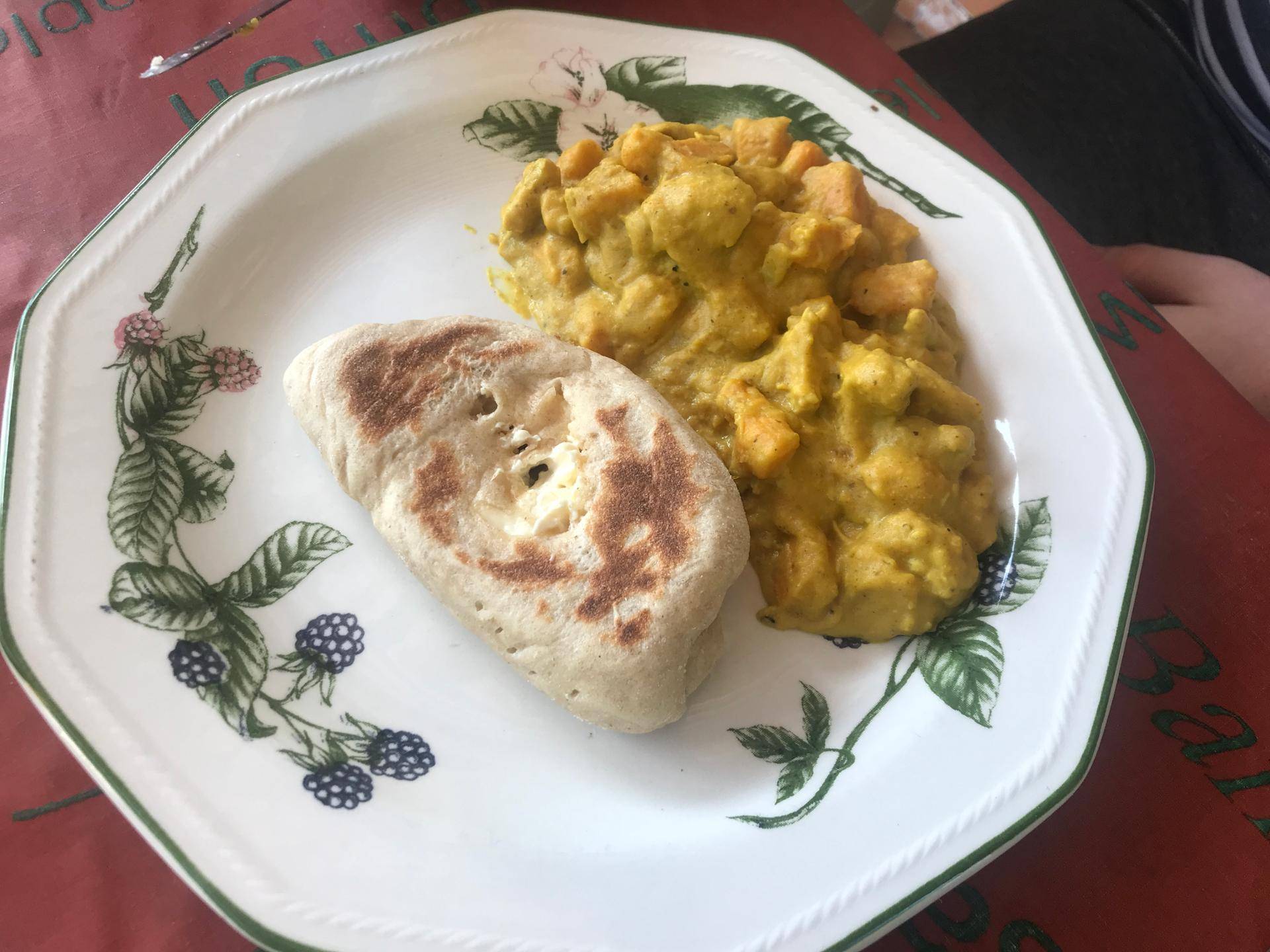 Dinde à la patate douce et lait de coco au curry et cumin - Recette Companion Connect XL | Moulinex