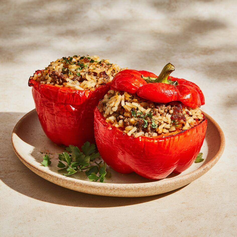 Poivrons farcis - Recette Cookeo Infinity 17in1 | Moulinex