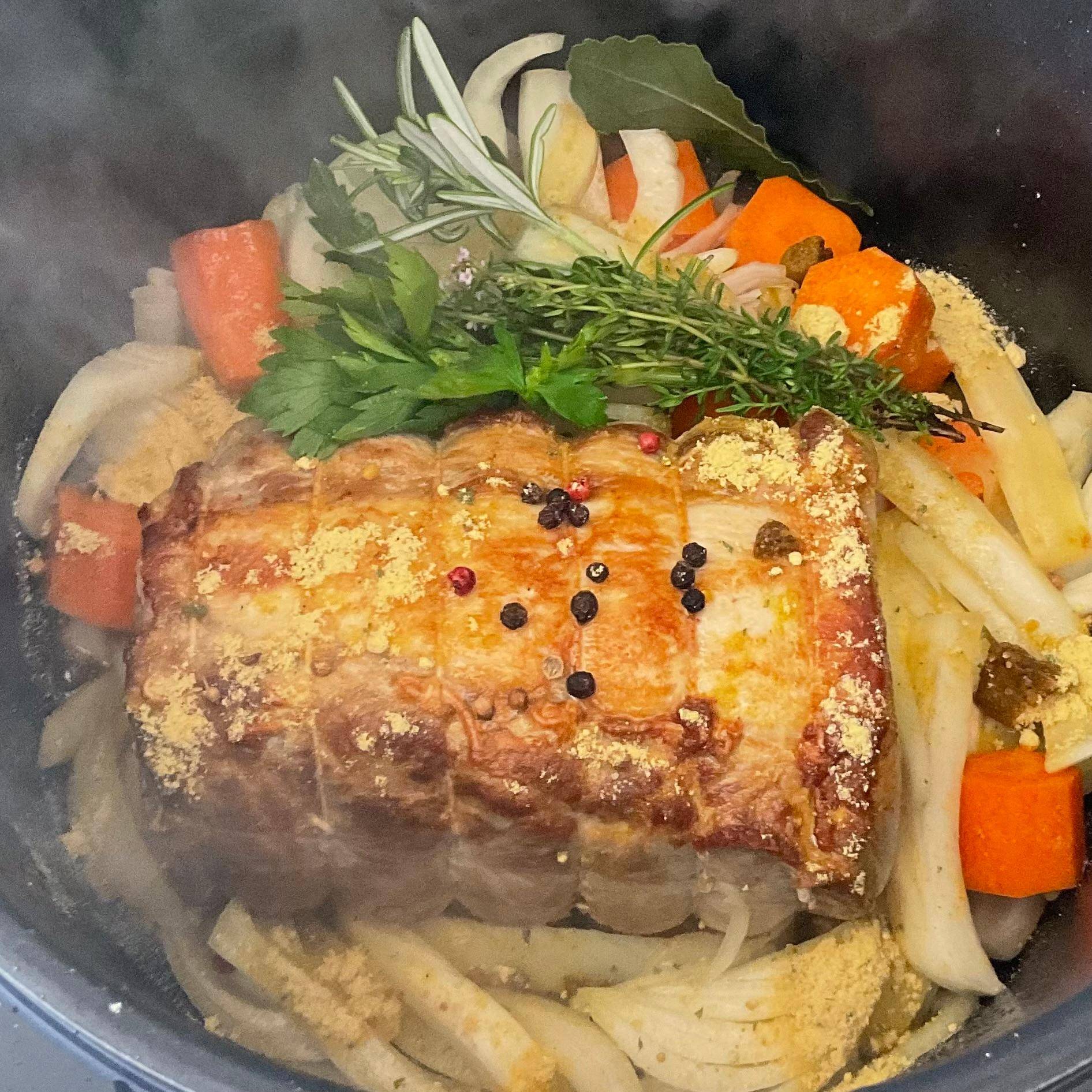 Rôti de porc cuisson longue - Recette Cookeo V3 | Moulinex