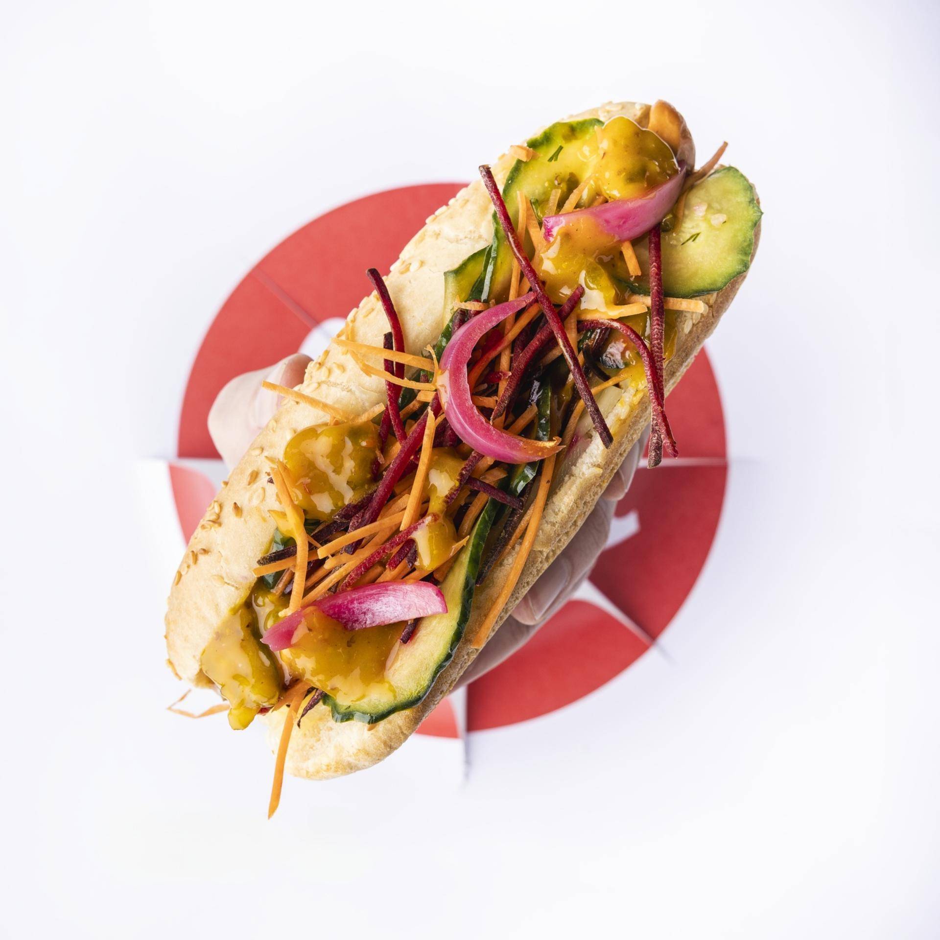 Hot-dog veggie - Recette Easy Fry Compact | Moulinex