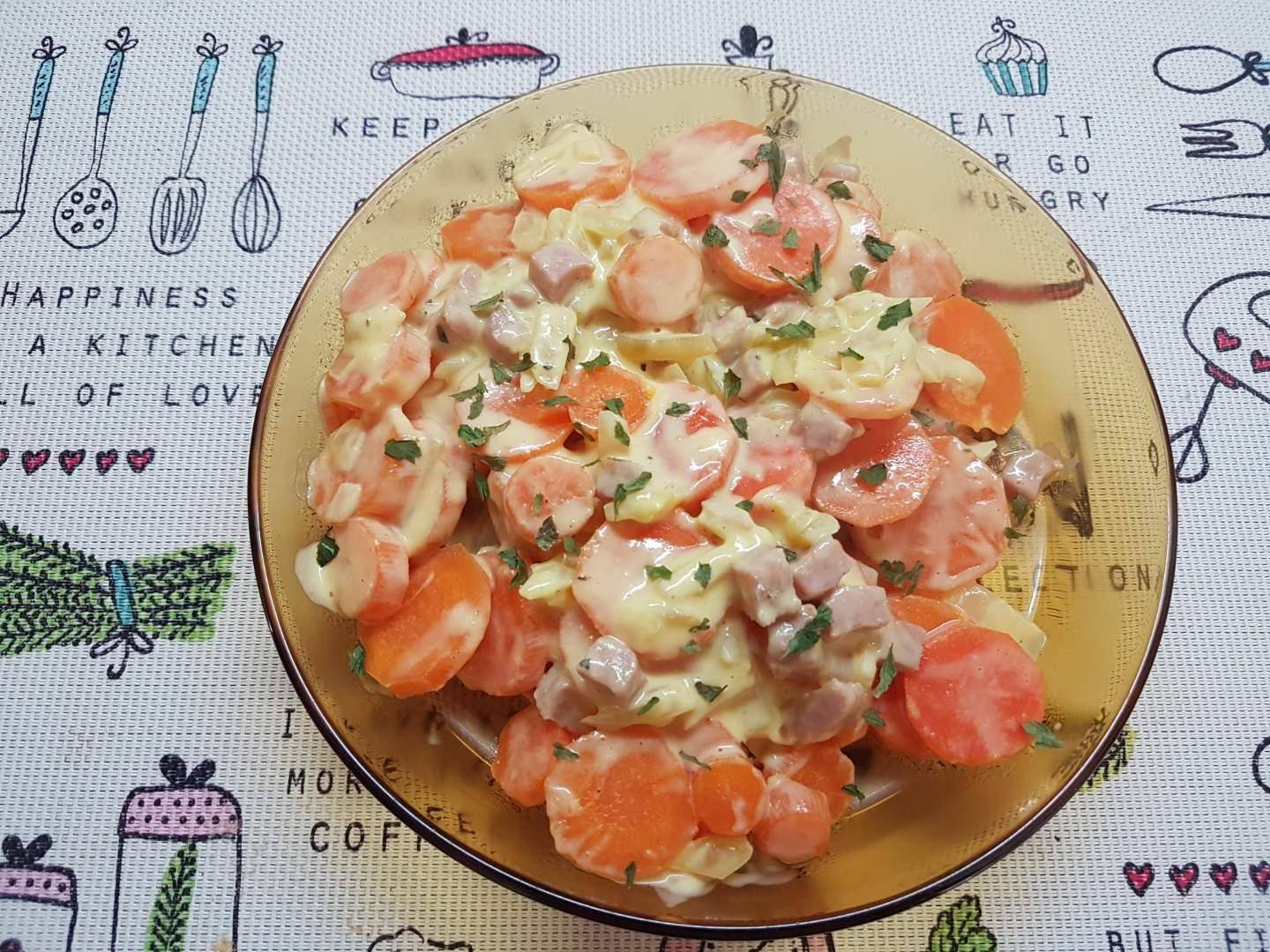 Carottes carbonara - Recette Cookeo | Moulinex