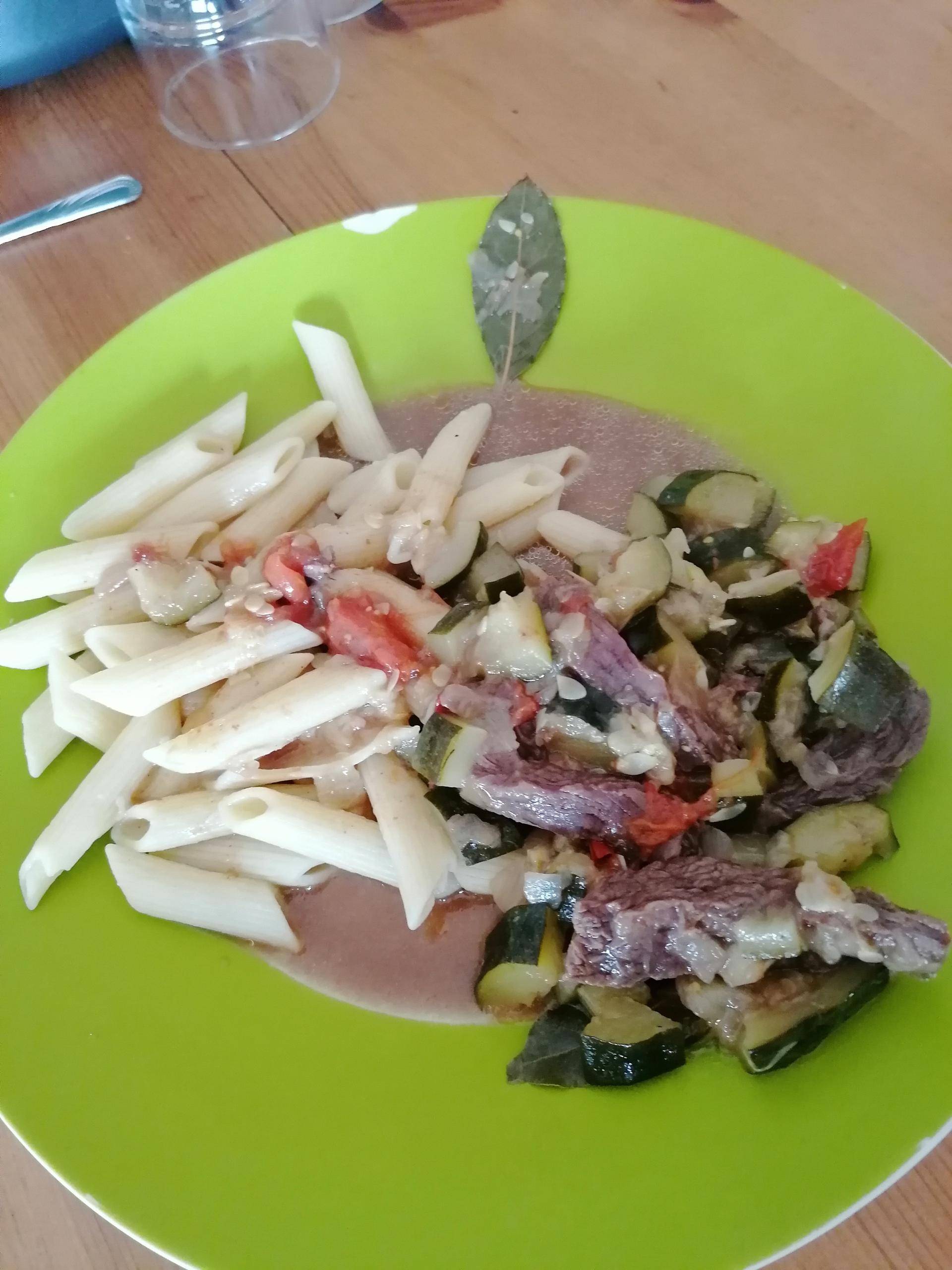 Hampe aux légumes et aux pâtes - Recette Cookeo | Moulinex