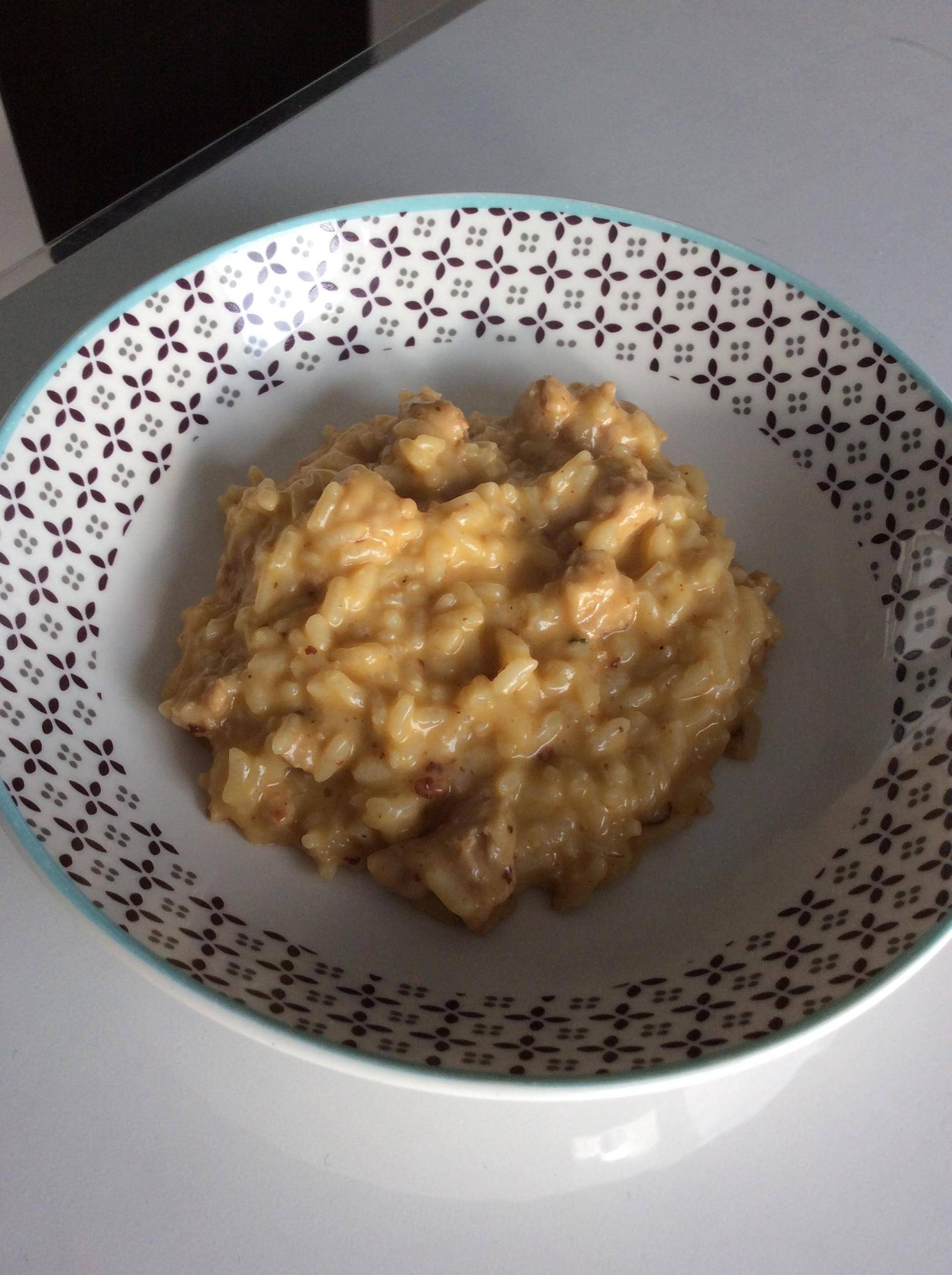 Risotto à la saucisse et au cheddar - Recette Cookeo | Moulinex