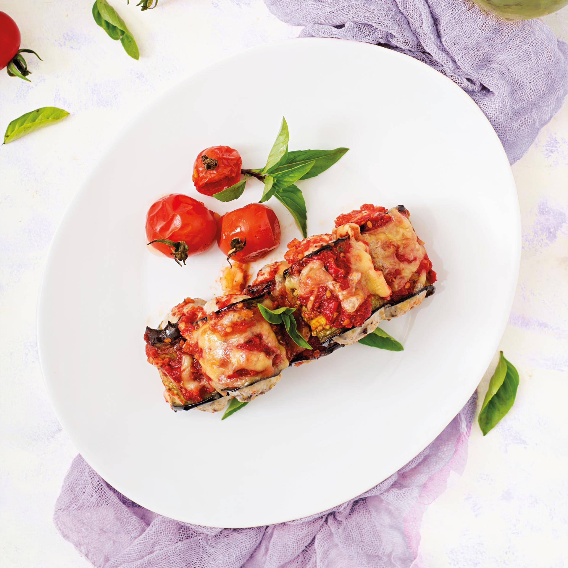 Aubergines roulées à la mozzarella - Recette Multifunction Airfryer Oven Digital | Moulinex