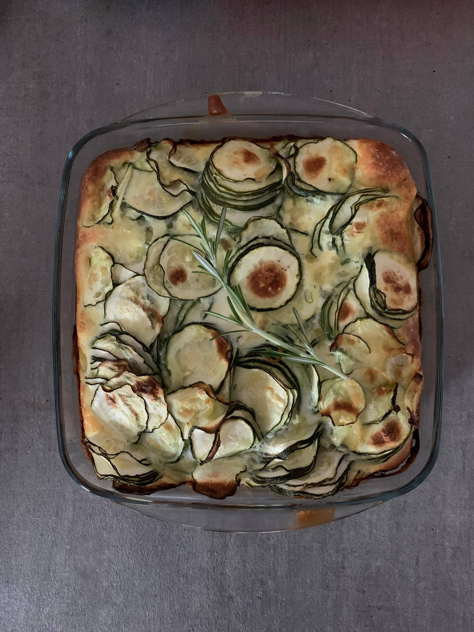 Clafoutis de courgettes - Recette Companion Connect XL | Moulinex