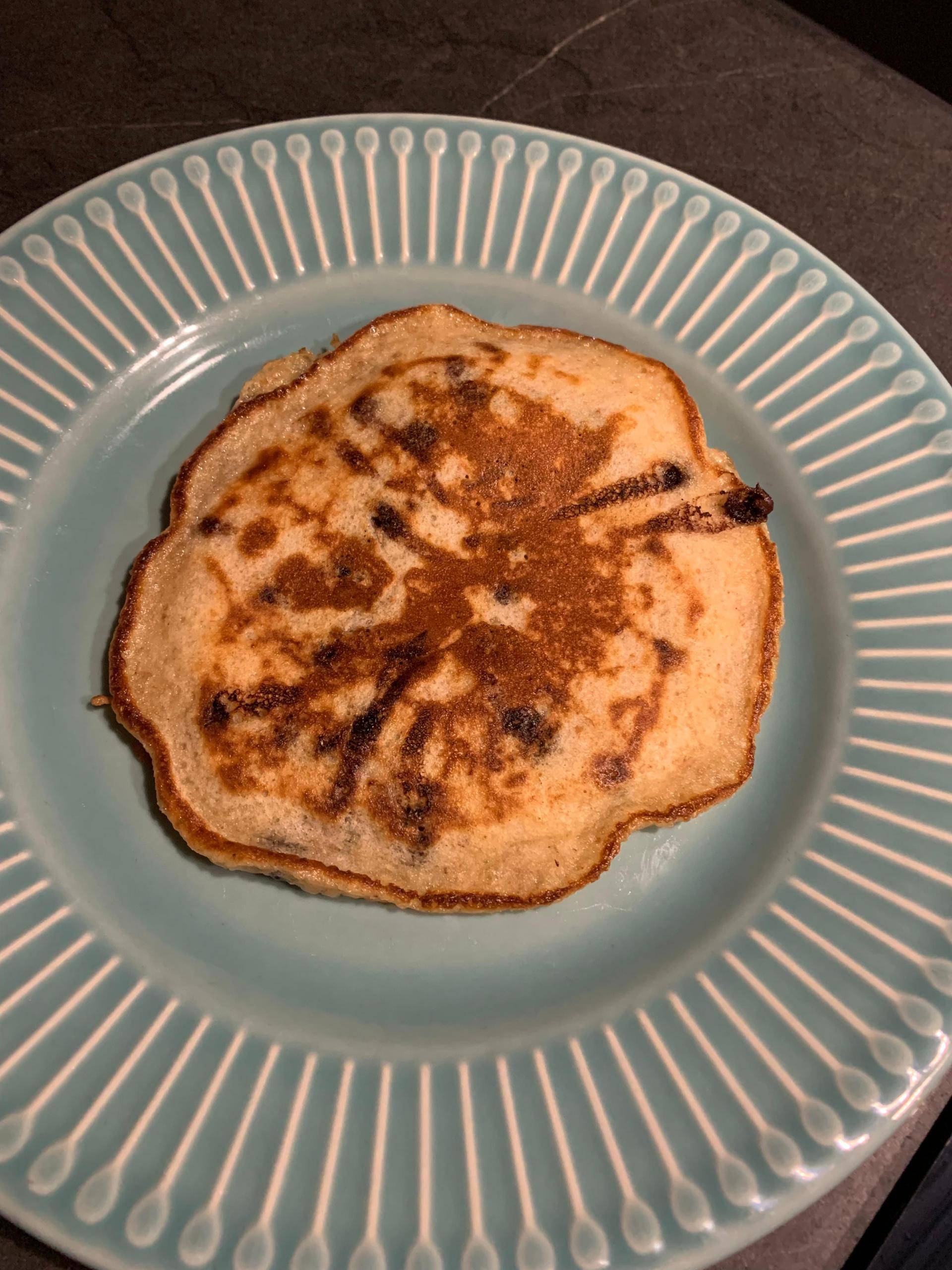 Pancake au yaourt et pépites de chocolat - Recette Companion Connect XL | Moulinex