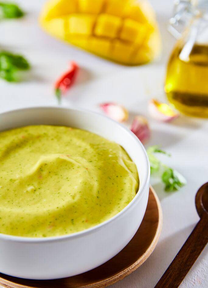 Vinaigrette mangue et coriandre - Recette Perfectmix + | Moulinex