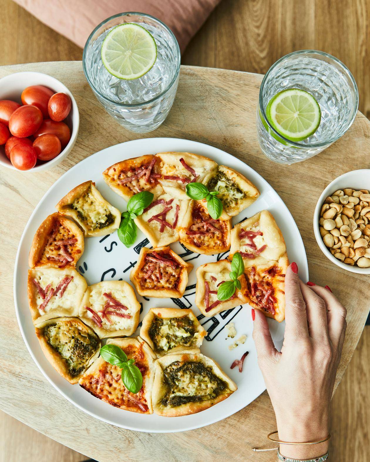 Pizza party - Recette Cook'in One | Moulinex