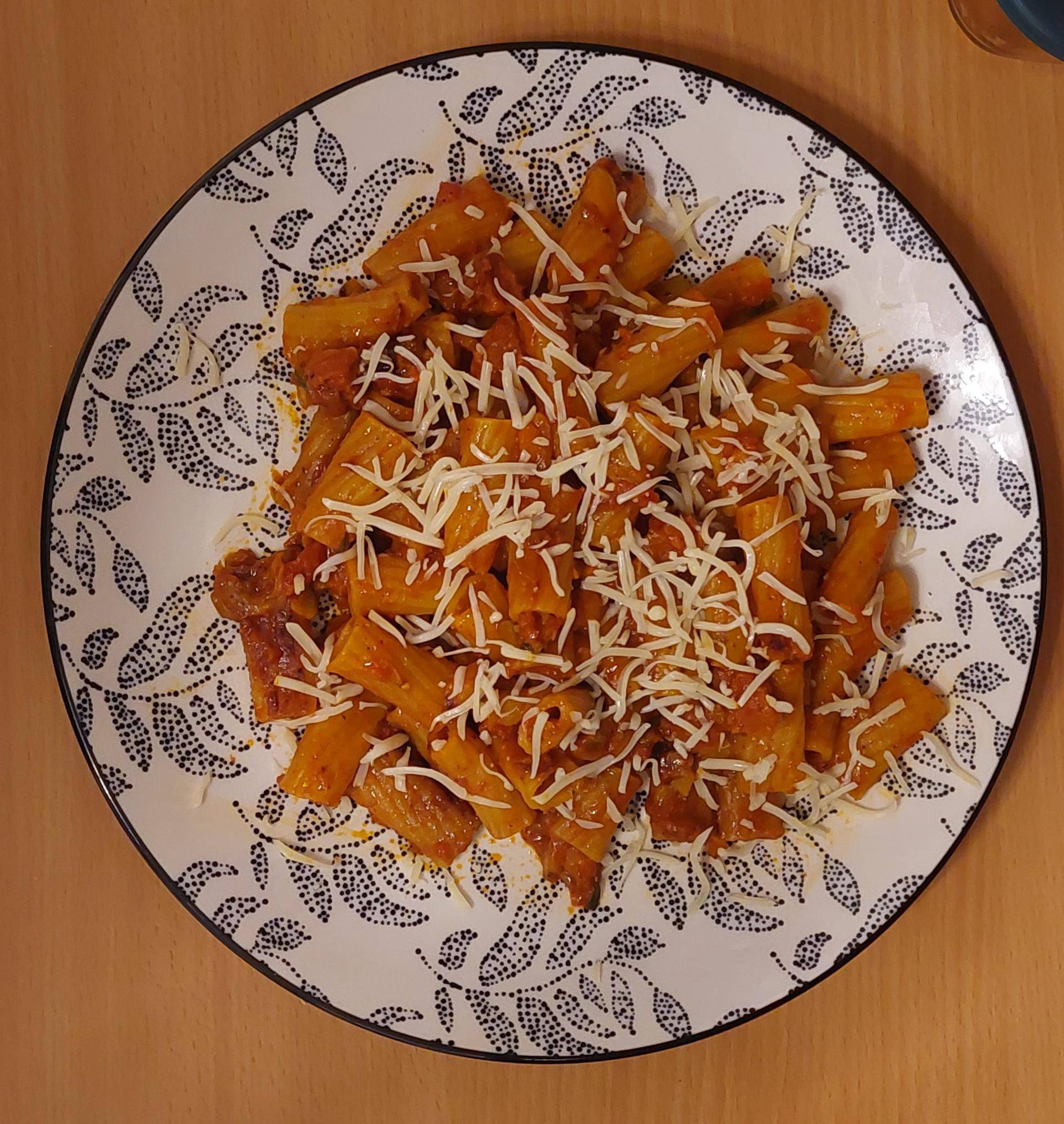 Rigatoni au chorizo, poivron et courgette - Recette Cookeo 9in1 | Moulinex