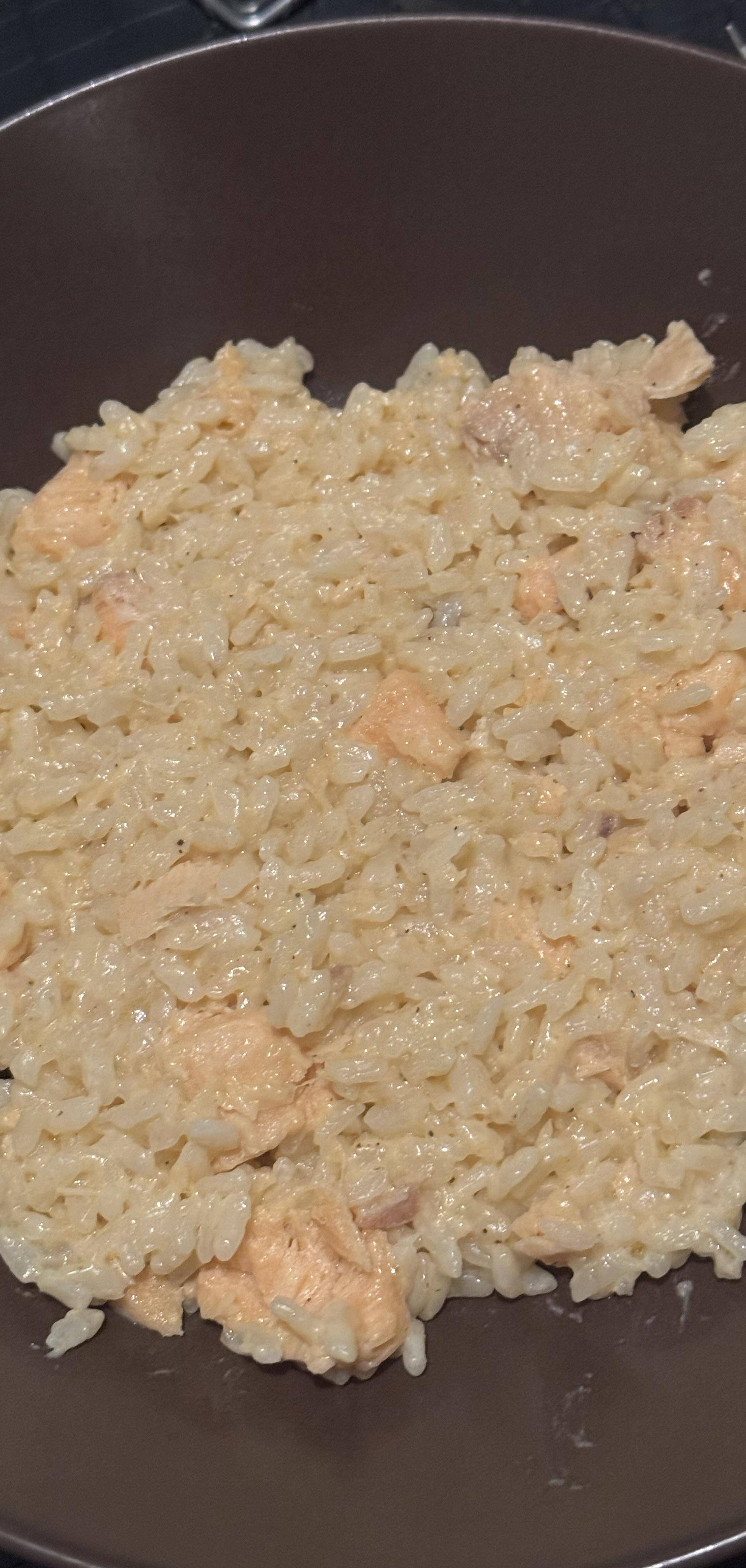 Risotto saumon ( sans alcool) - Recette Cookeo | Moulinex