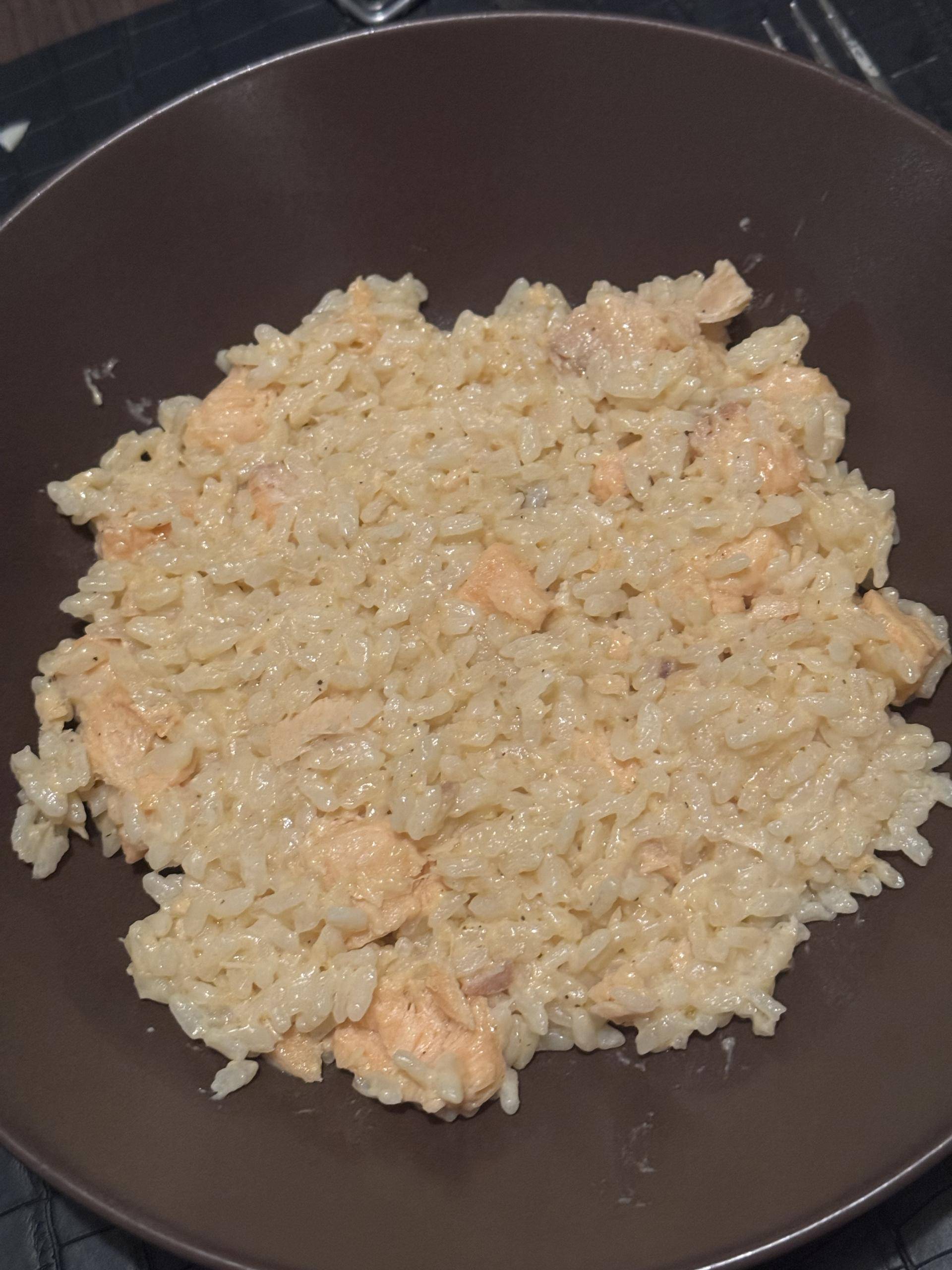 Risotto saumon ( sans alcool) - Recette Cookeo | Moulinex