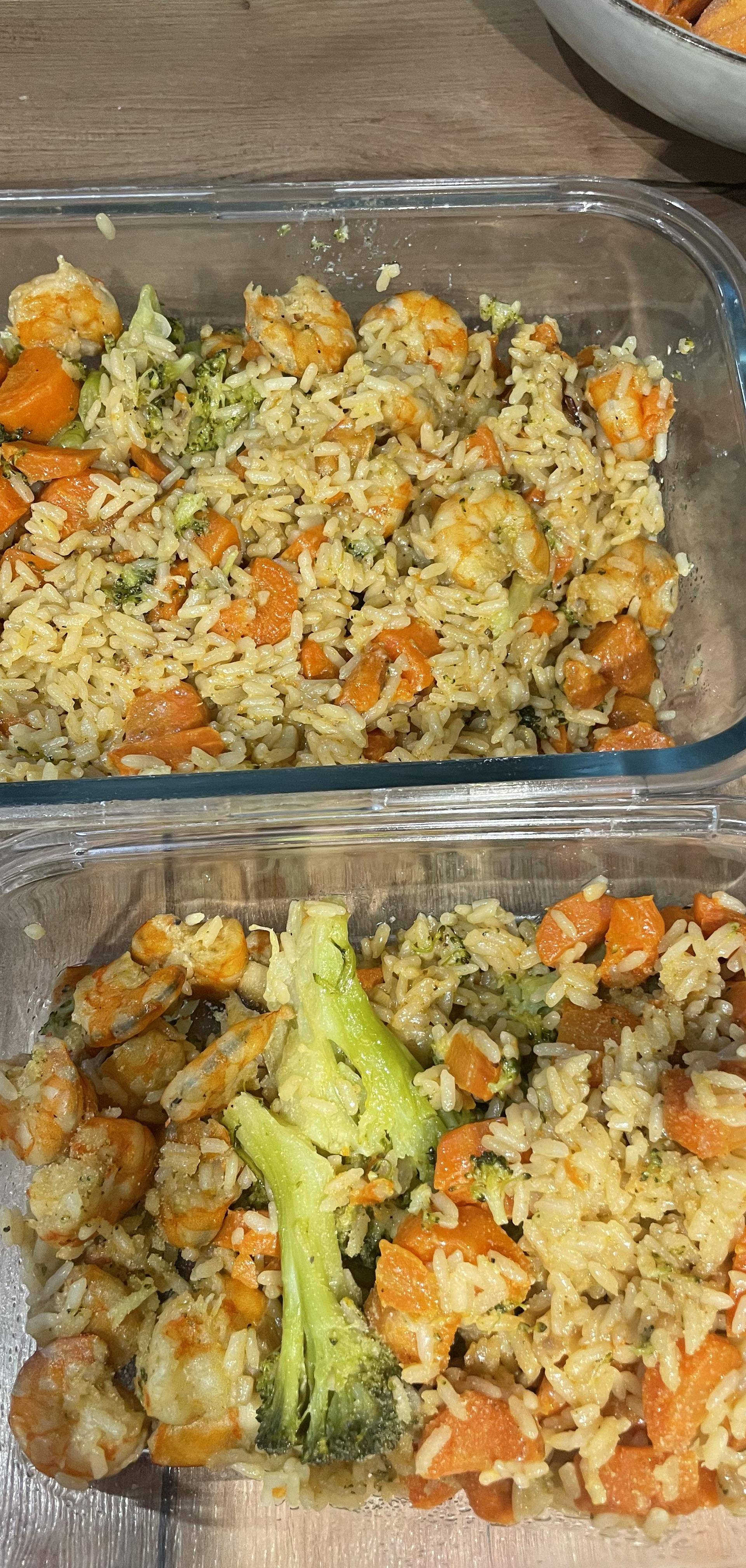 Poêlée de crevettes à l'ail et riz basmati - Recette Cookeo Infinity Autostir | Moulinex