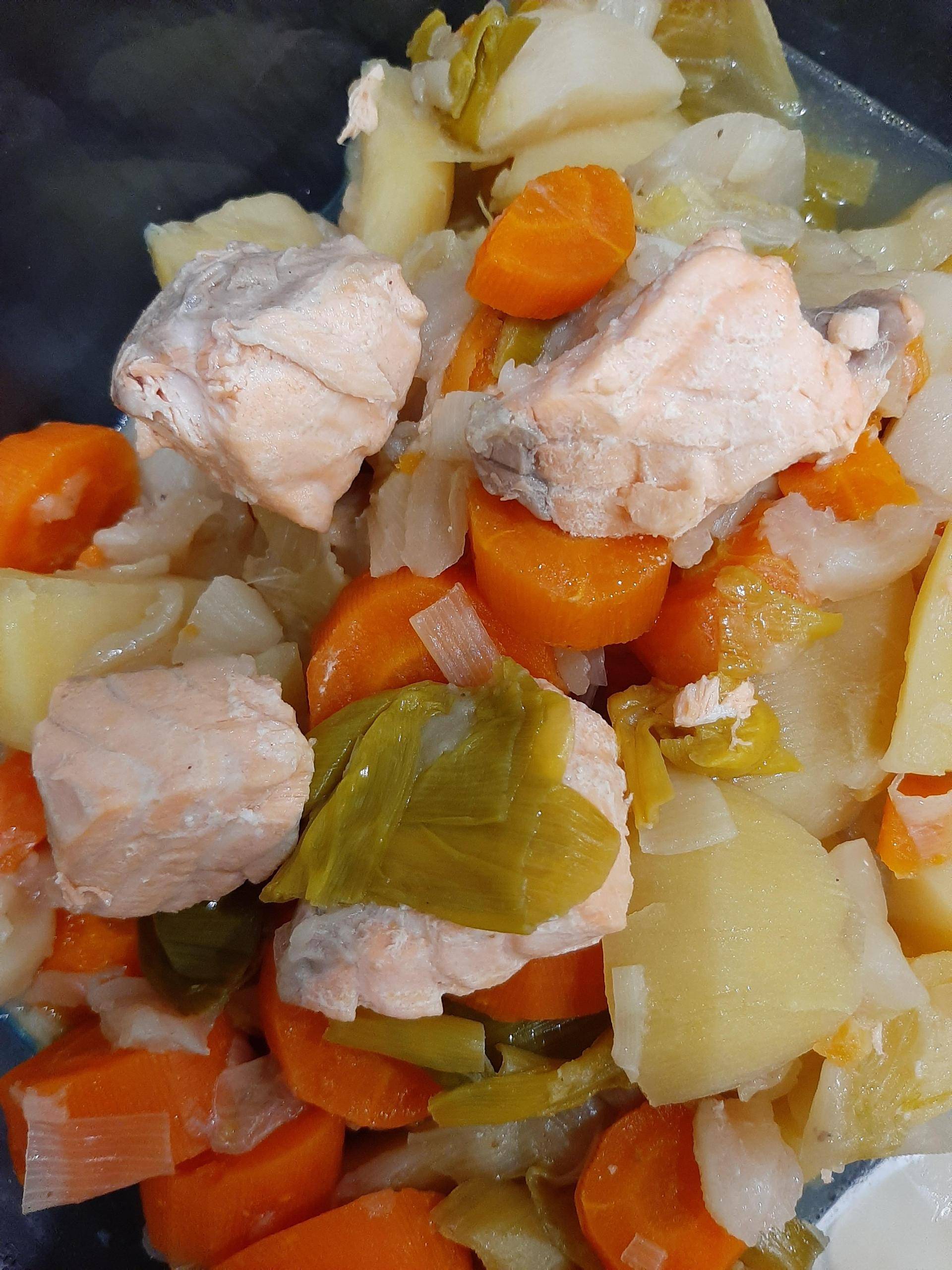 Pot au feu de saumon à ma façon - Recette Cookeo V3 | Moulinex