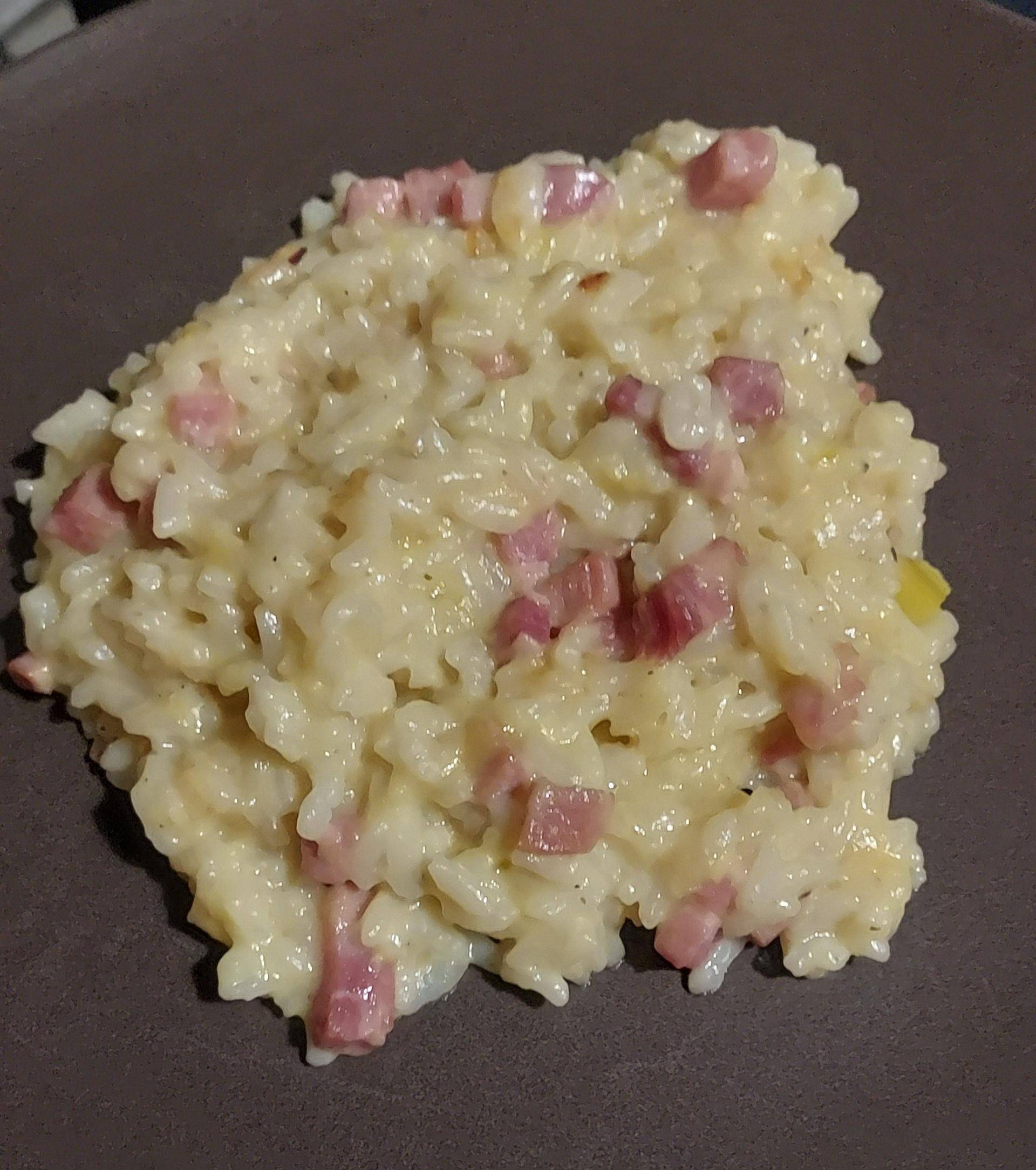 Risotto courgette jambon lardons - Recette Cookeo | Moulinex