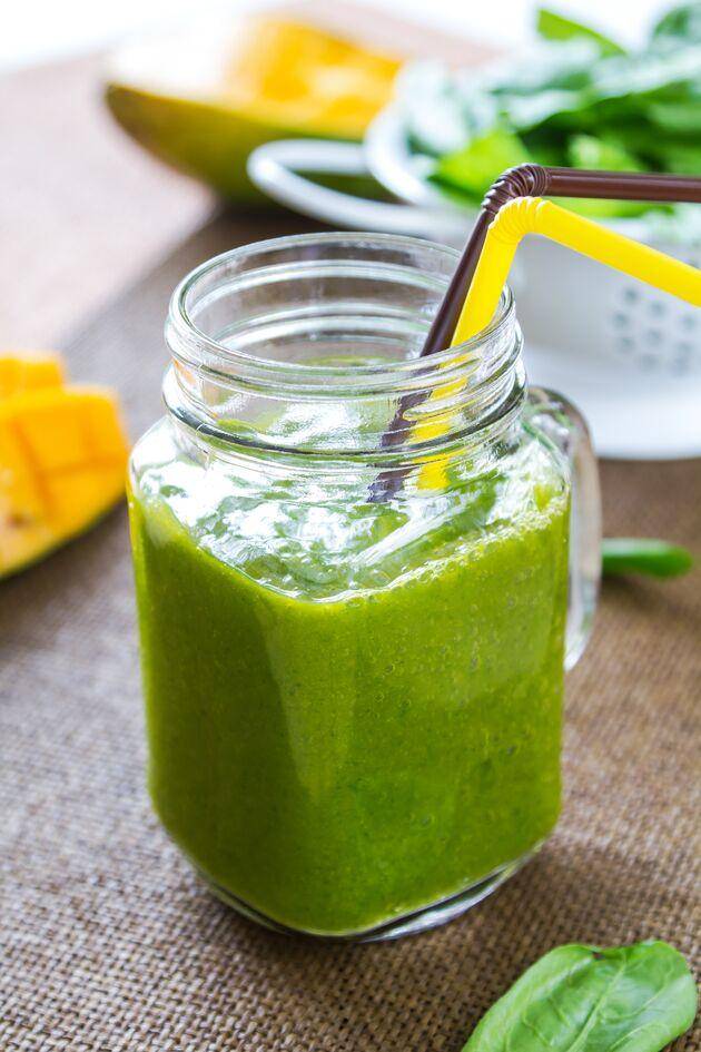 Jus de mangue et d'épinards - Recette Perfectmix + | Moulinex